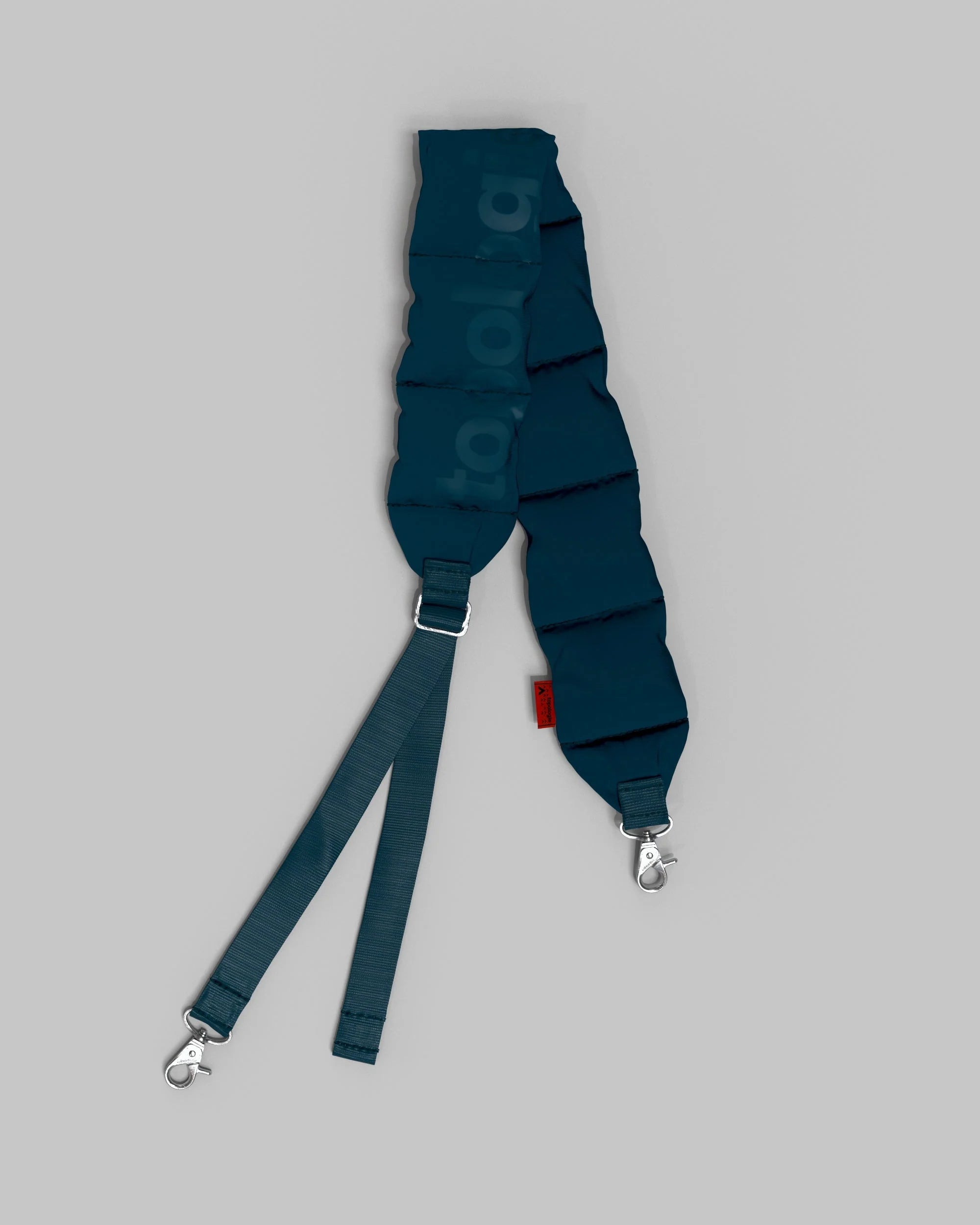 PUFFER STRAP BLU PETROLIO TECH SATEEN