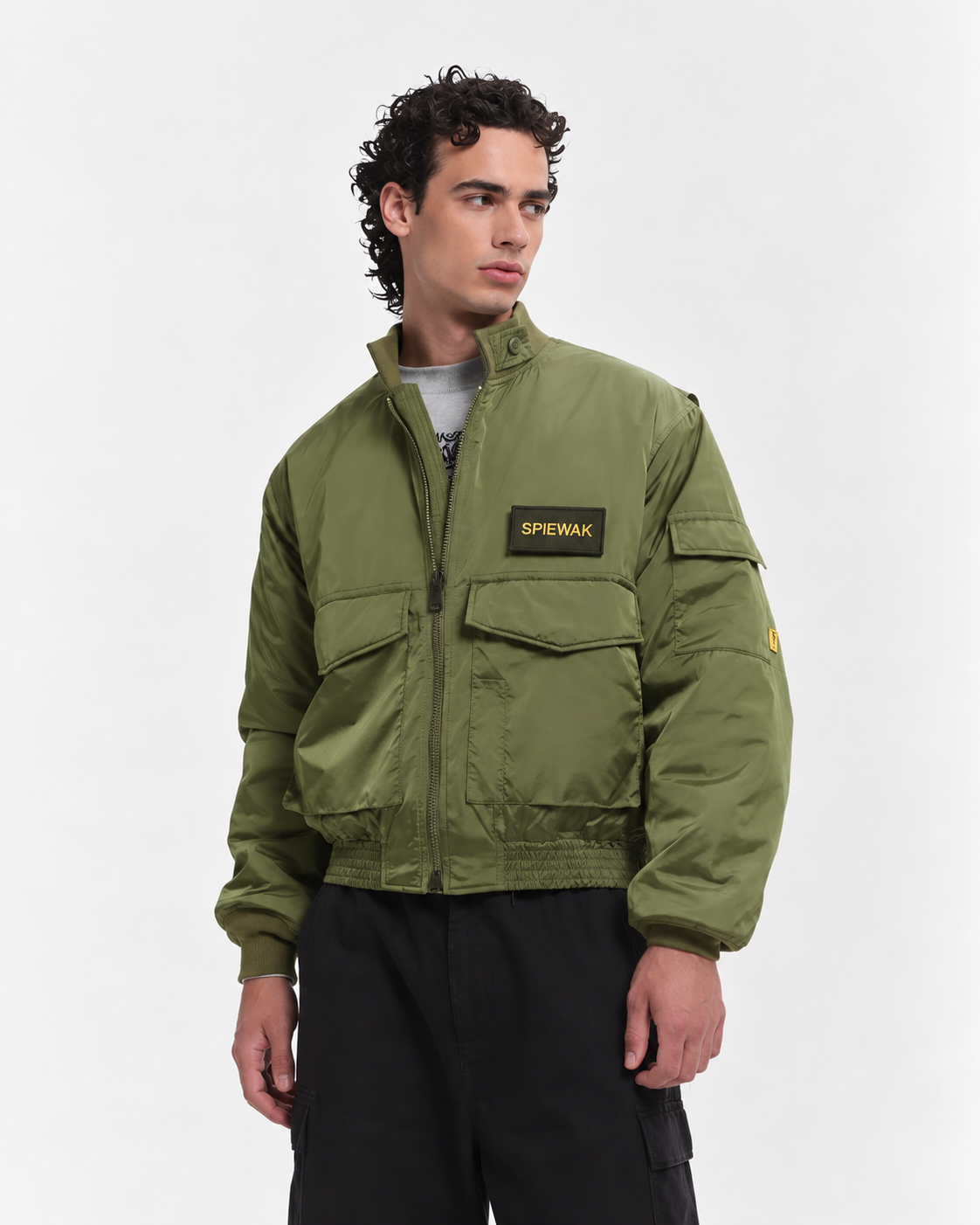 GIACCA VINTAGE REGULAR FIT VERDE SAGE