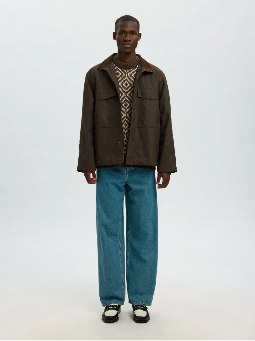 MAGLIONE  RELAXED JACQUARD IN LANA