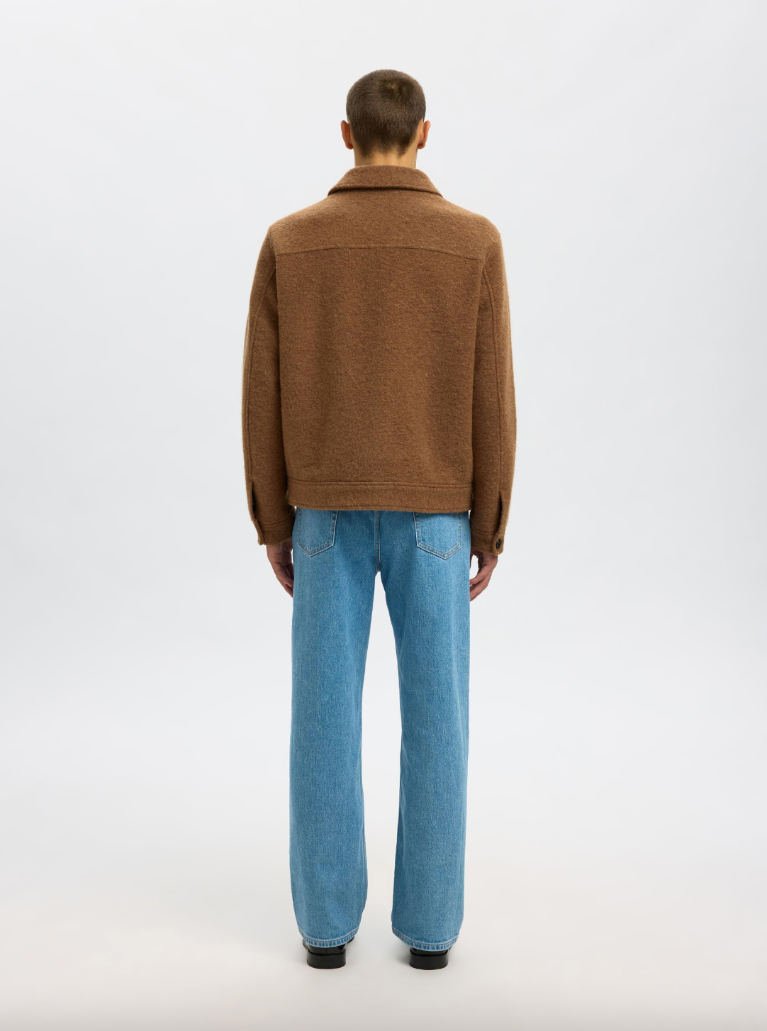 GIACCA IN LANA FODERATA BEIGE