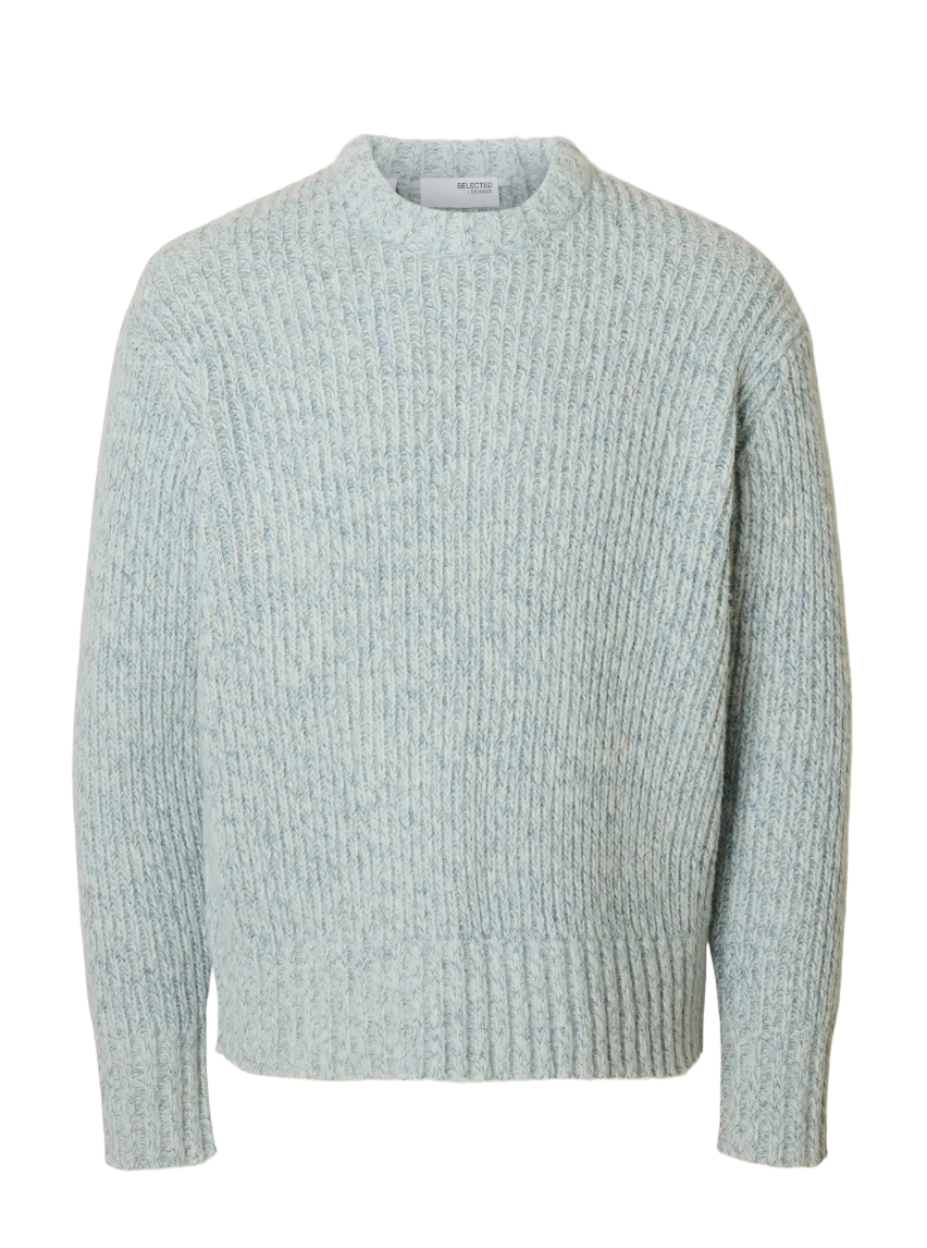 MAGLIONE GIROCOLLO RELAXED IN LANA