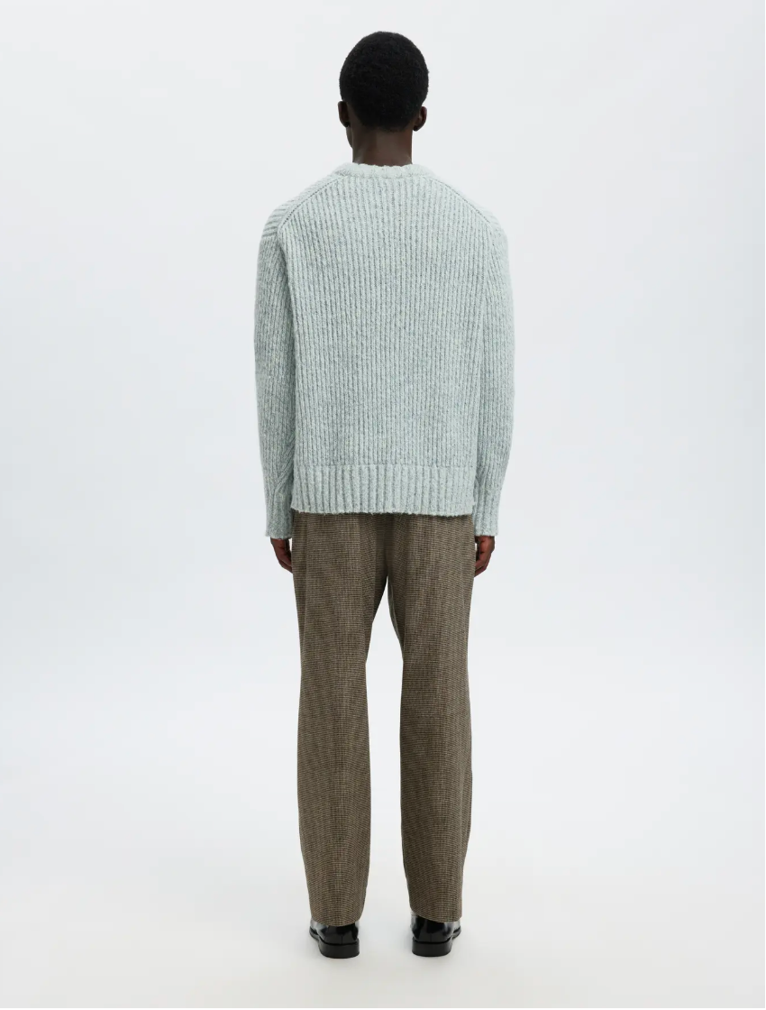 MAGLIONE GIROCOLLO RELAXED IN LANA