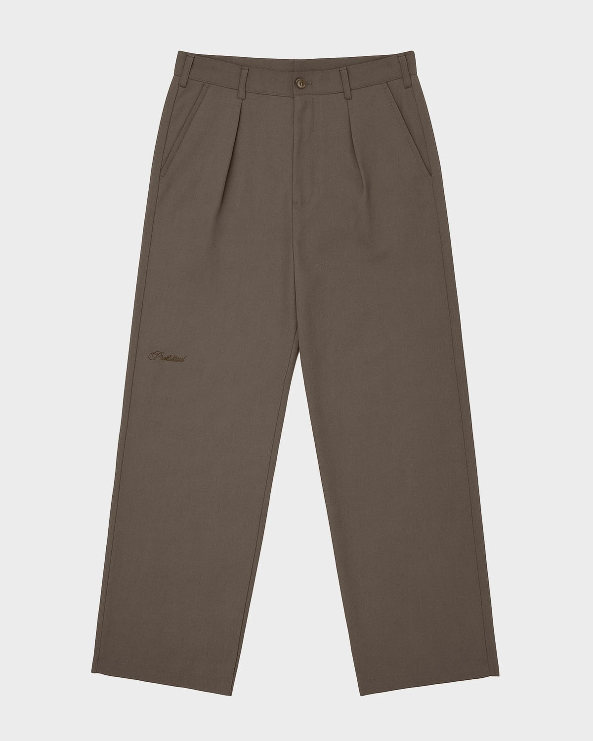 PANTALONE REGULAR FIT IN COTONE VERDE KHAKI