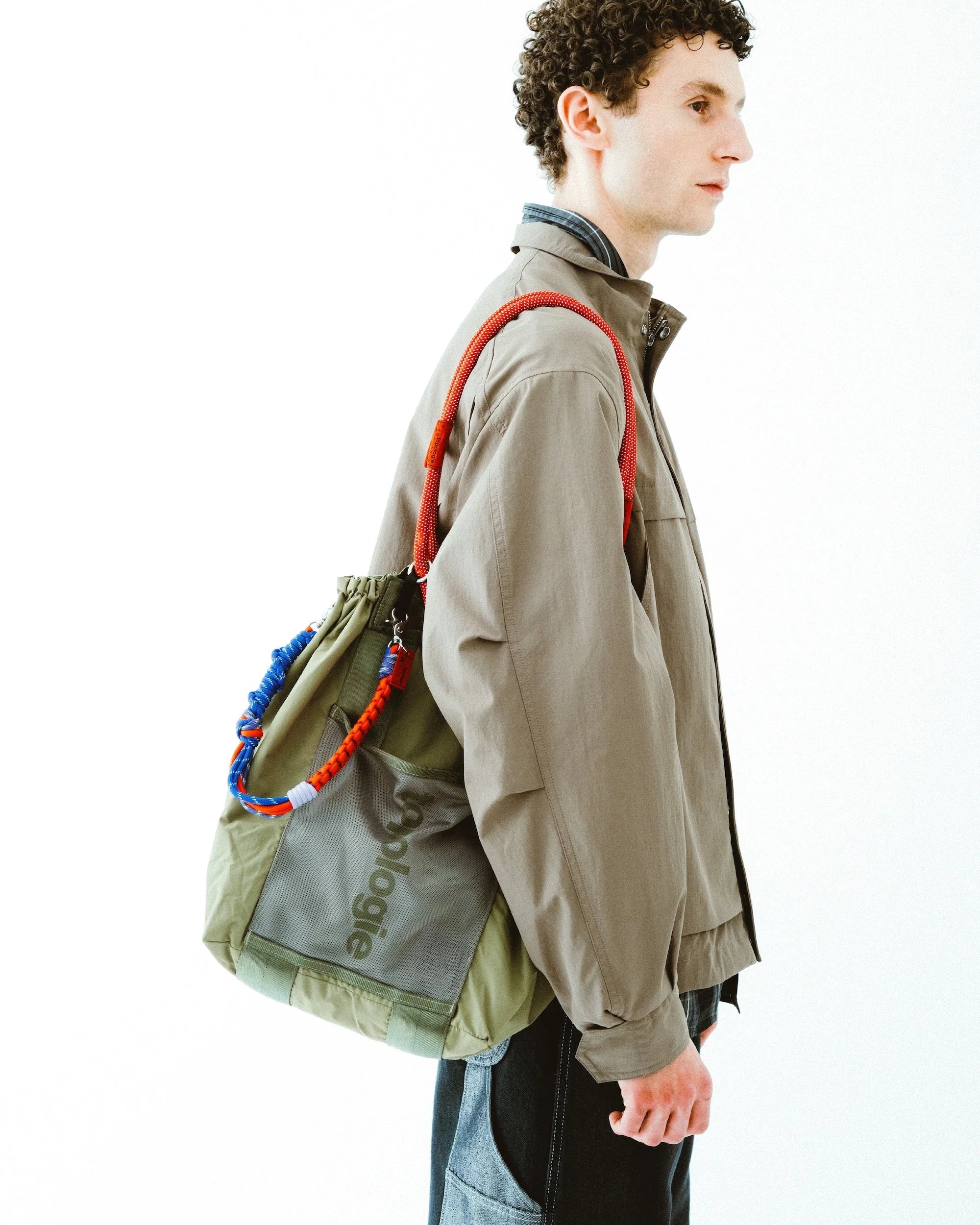 TOPOLOGIE - SUMMIT TOTE MEDIUM DEEP FOREST WASHED NYLON