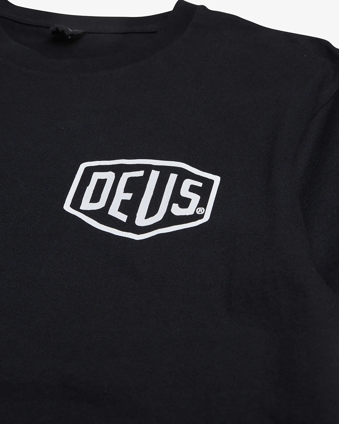 T-SHIRT REGULAR FIT IN COTONE NERO