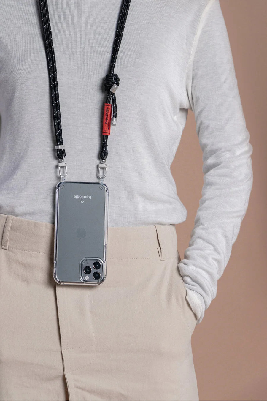 TOPOLOGIE - 6.0MM ROPE STRAP BLACK REFLECTIVE