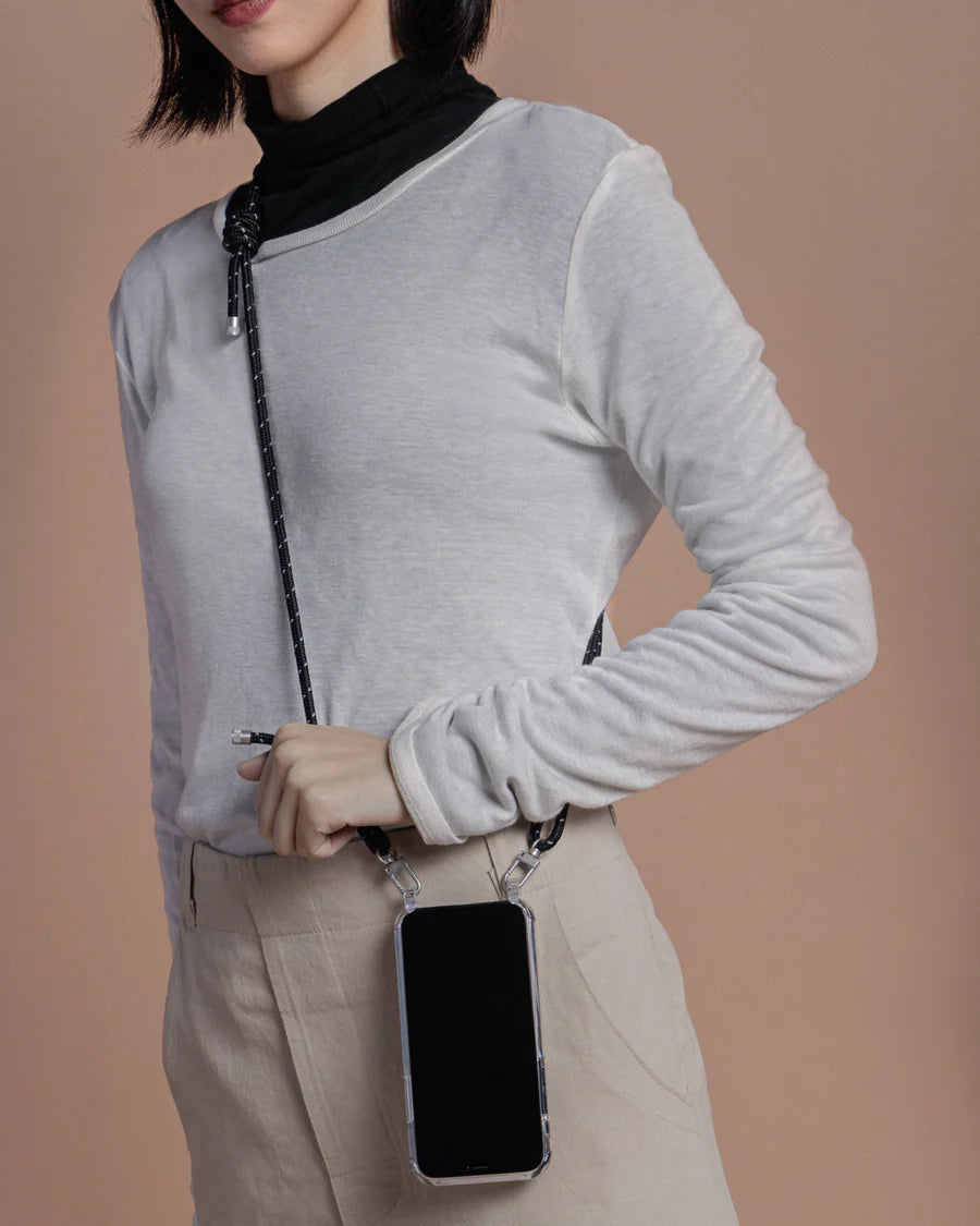 TOPOLOGIE - 6.0MM ROPE STRAP BLACK REFLECTIVE