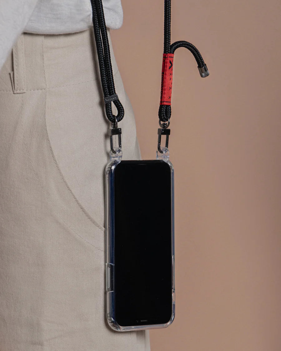 TOPOLOGIE - 6.0MM ROPE STRAP BLACK SOLID