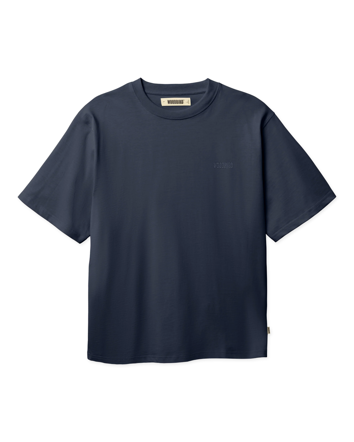 T-SHIRT CASUAL FIT IN COTONE BLU SCURO