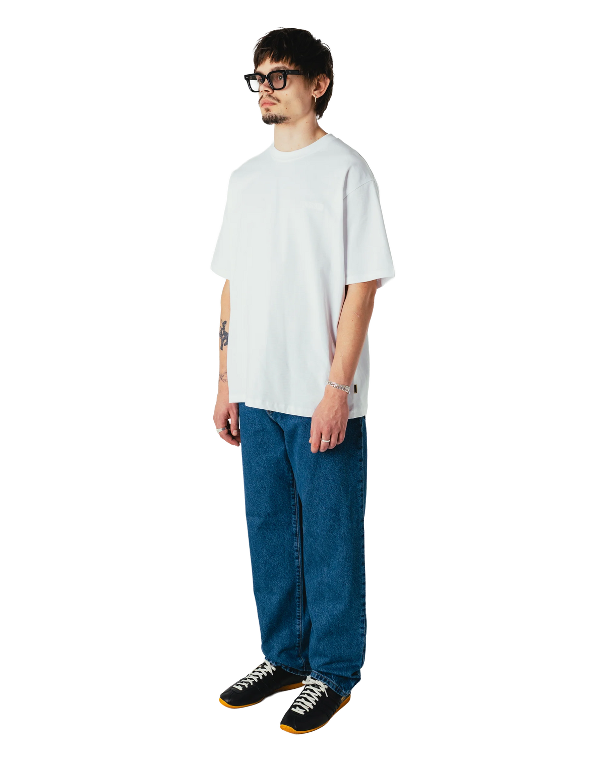 T-SHIRT CASUAL FIT IN COTONE BIANCO