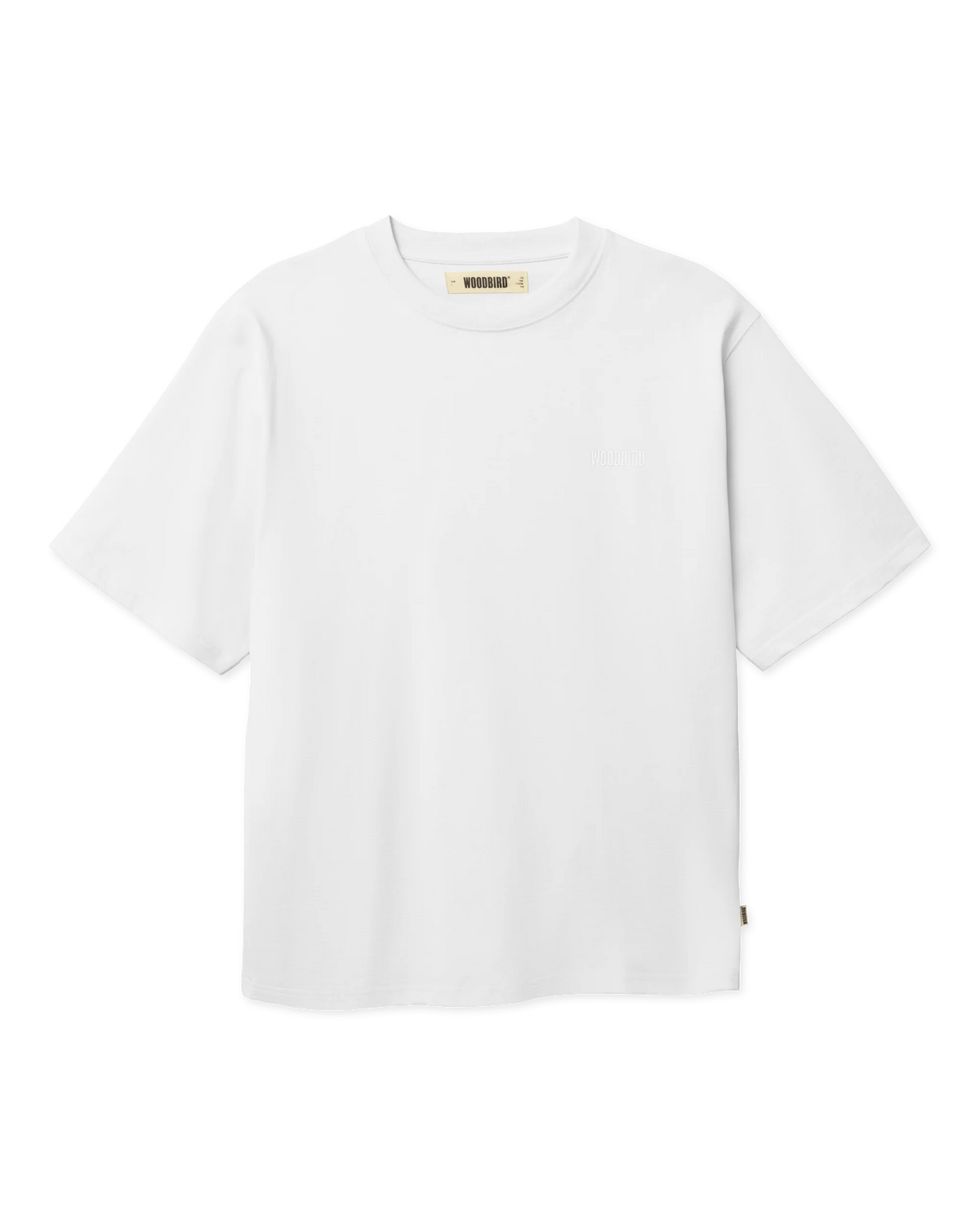 T-SHIRT CASUAL FIT IN COTONE BIANCO