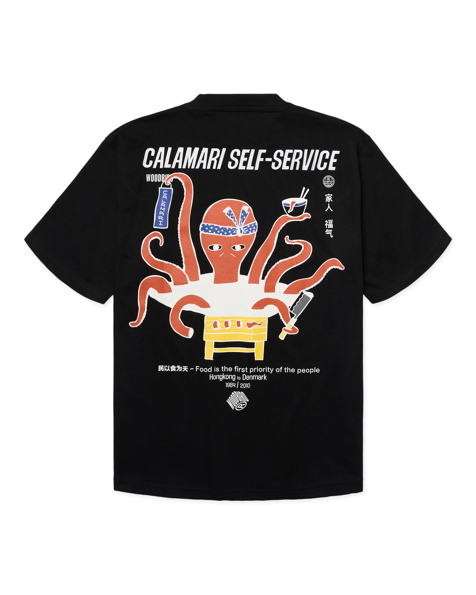 T-SHIRT CASUAL FIT IN COTONE NERO