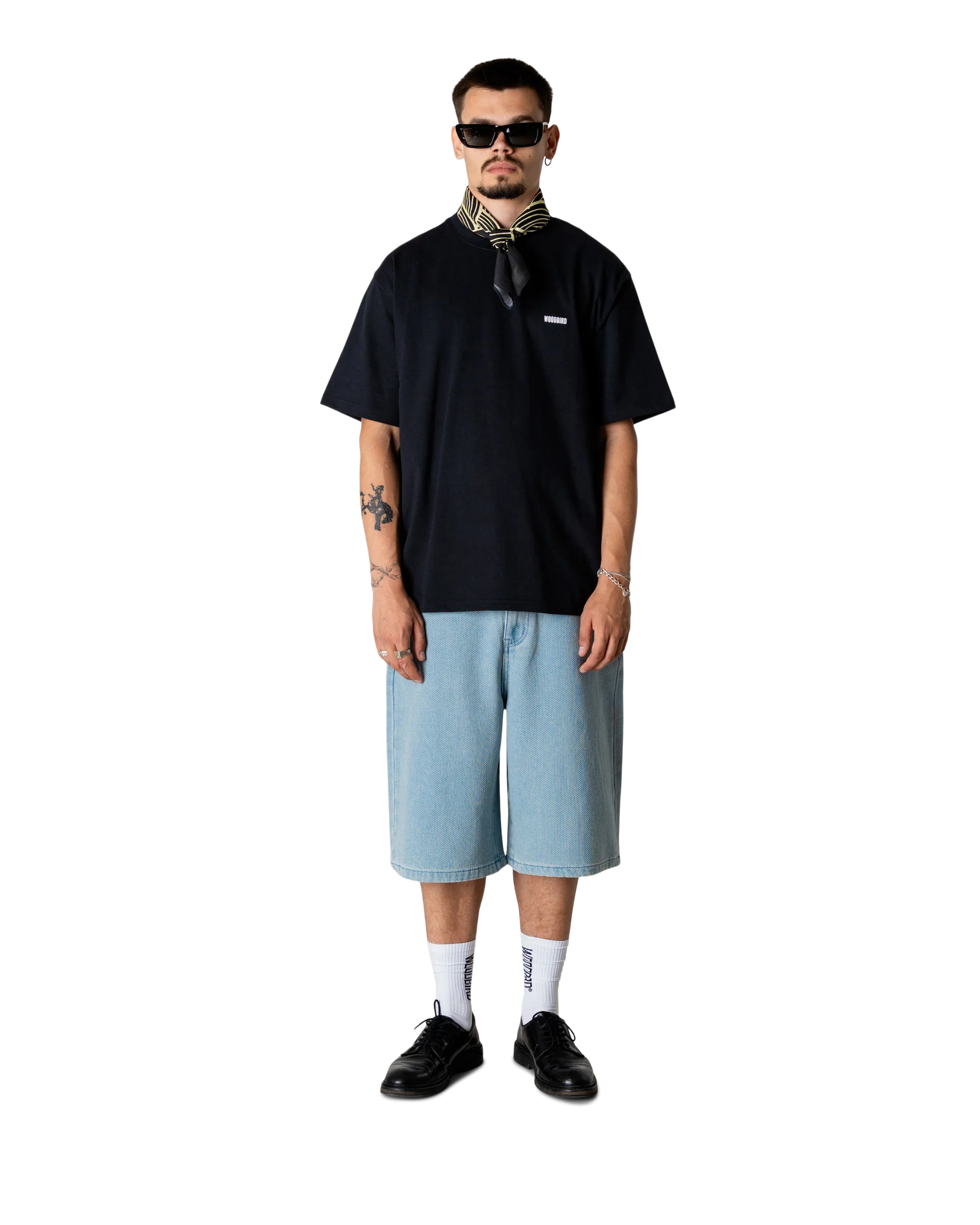 T-SHIRT CASUAL FIT IN COTONE NERO