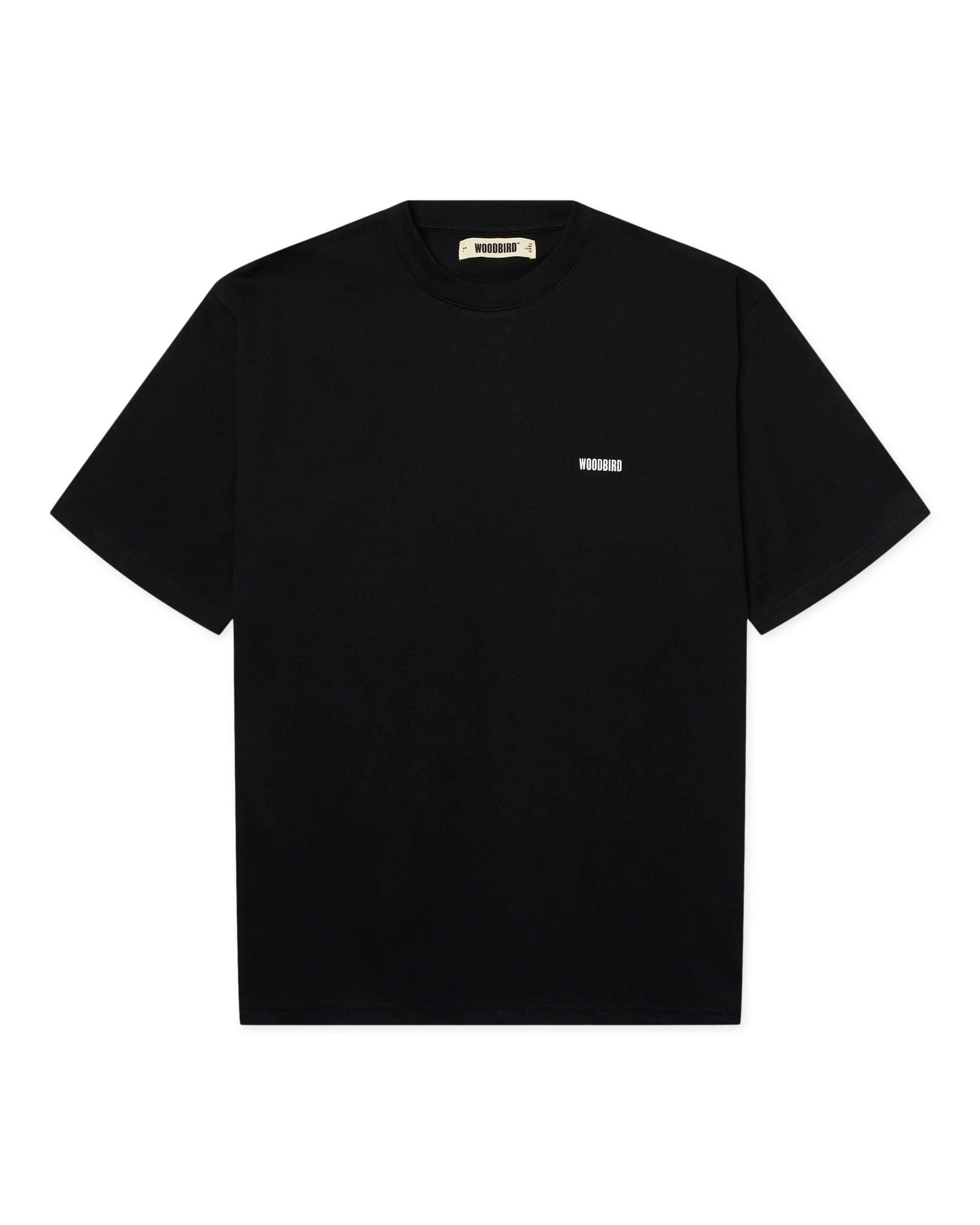 T-SHIRT CASUAL FIT IN COTONE NERO