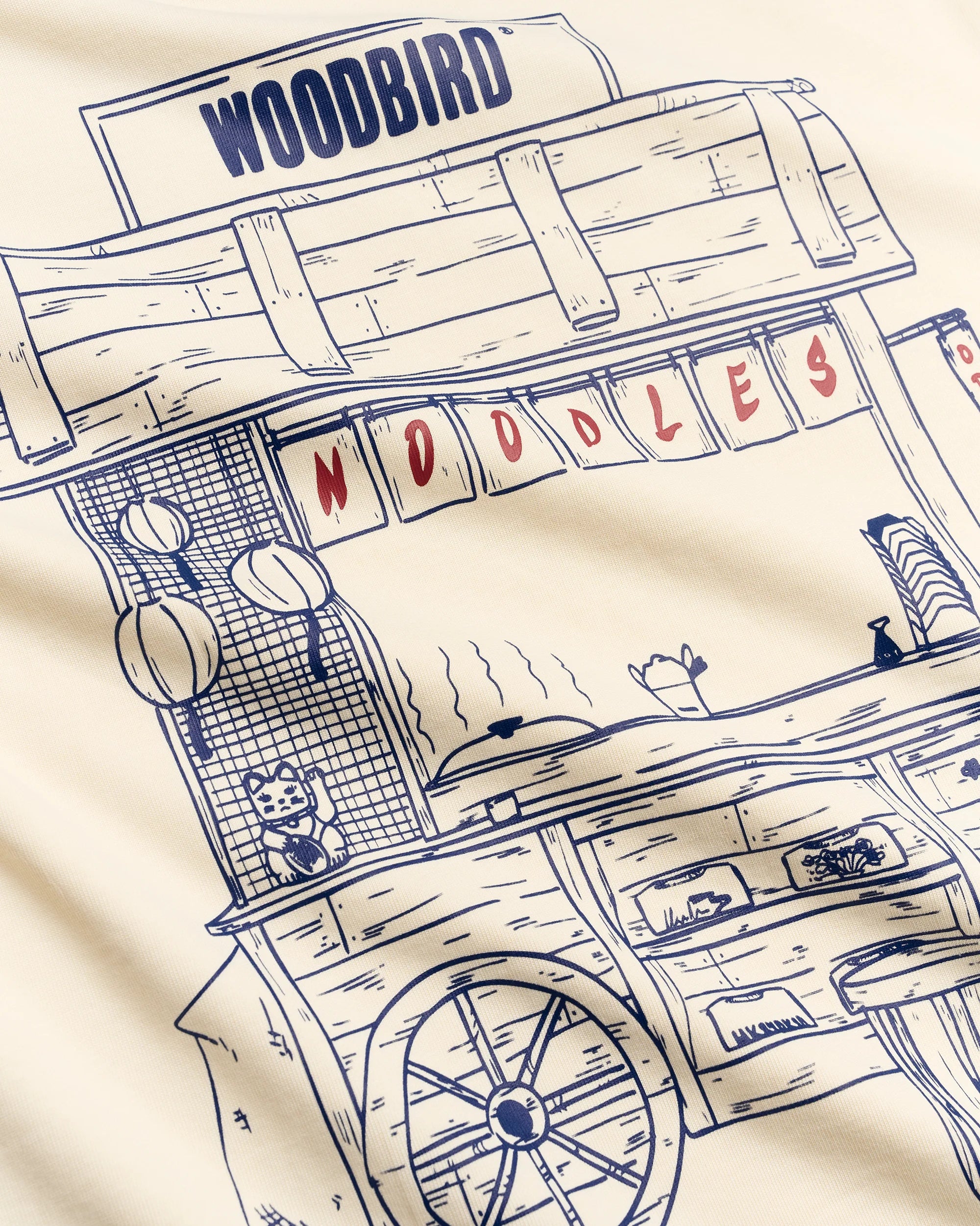 T-SHIRT BOXY FIT NOODLES IN COTONE OFF WHITE