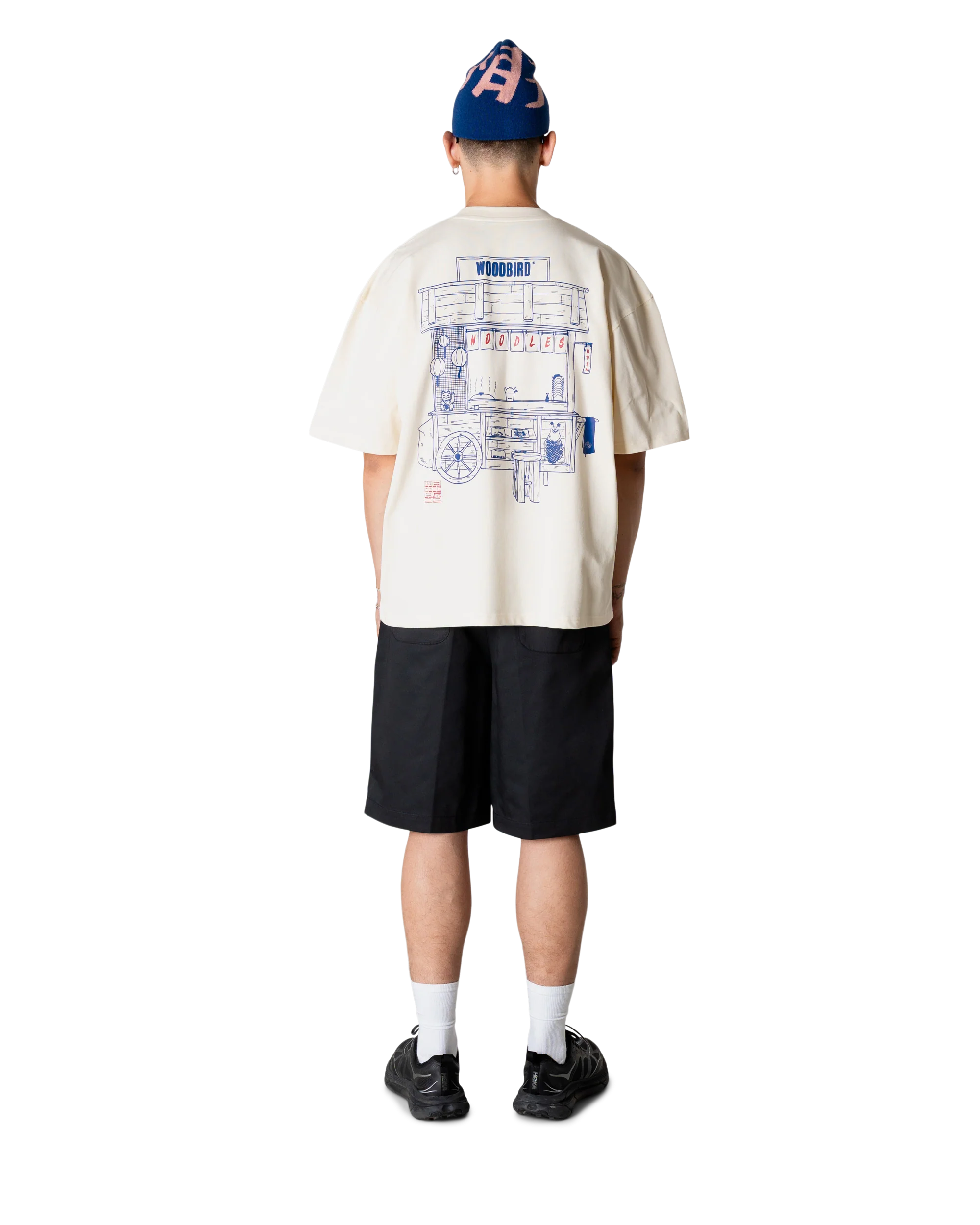 T-SHIRT BOXY FIT NOODLES IN COTONE OFF WHITE
