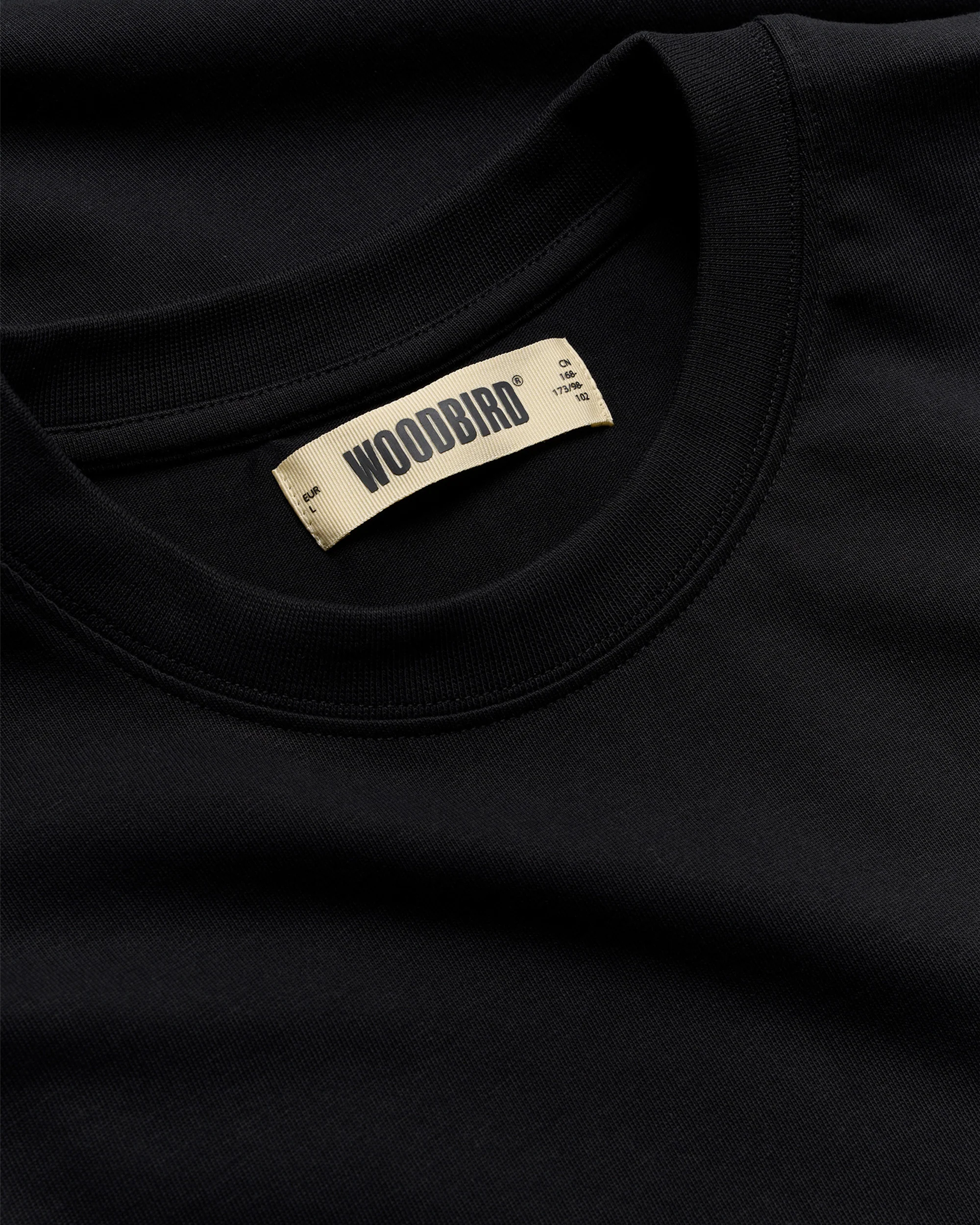 T-SHIRT BOXY FIT IN COTONE NERO