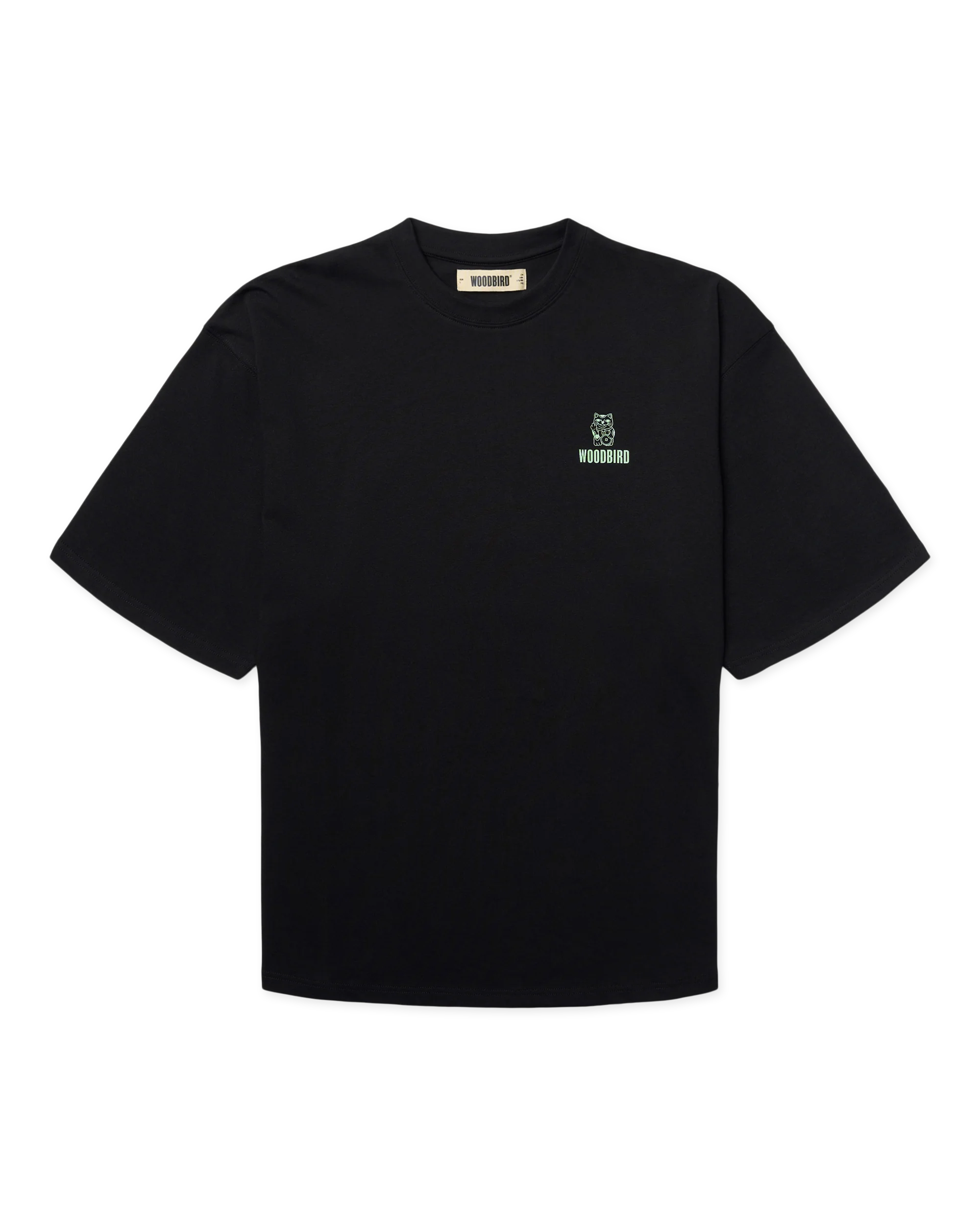 T-SHIRT BOXY FIT IN COTONE NERO