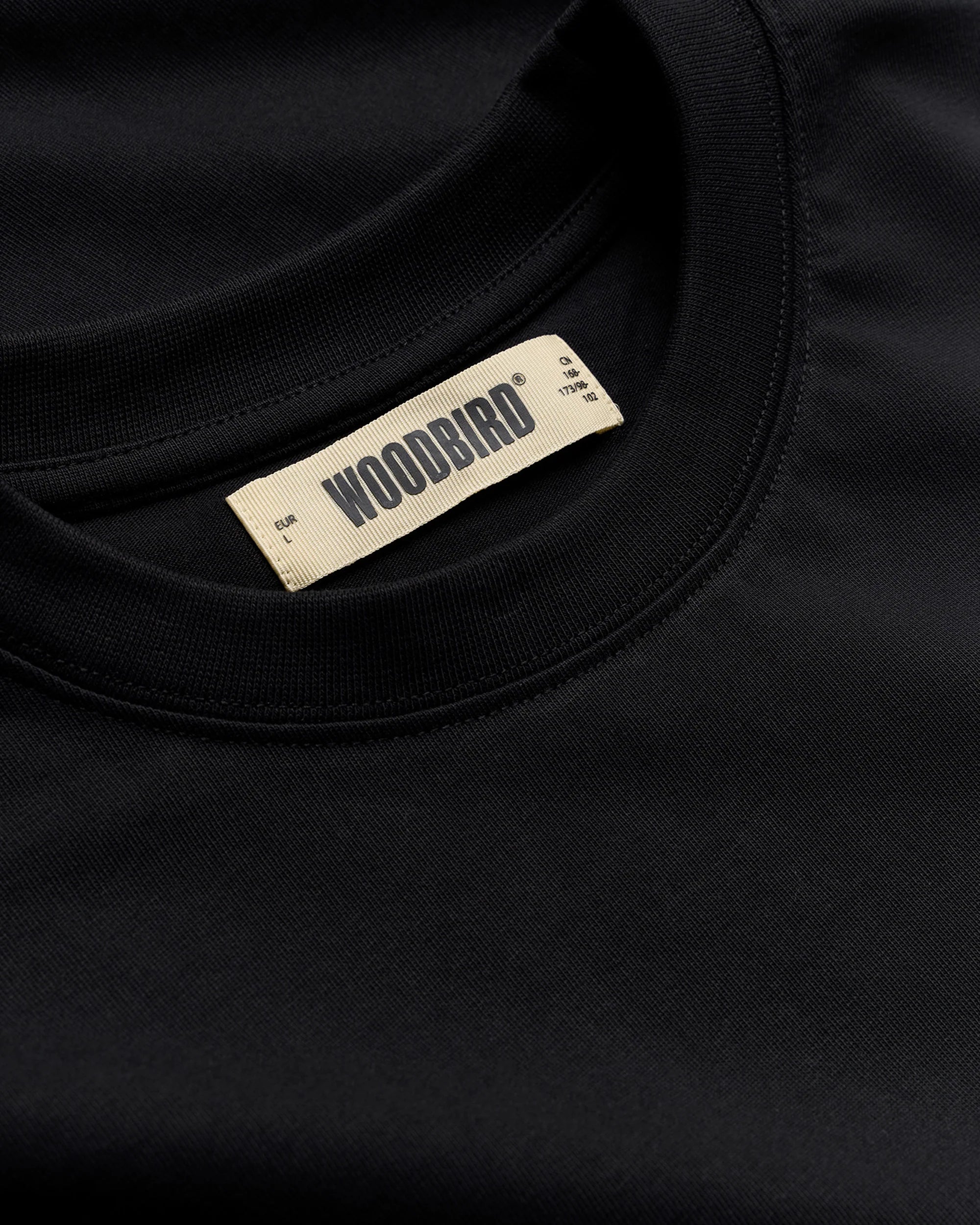 T-SHIRT BOXY FIT IN COTONE NERO