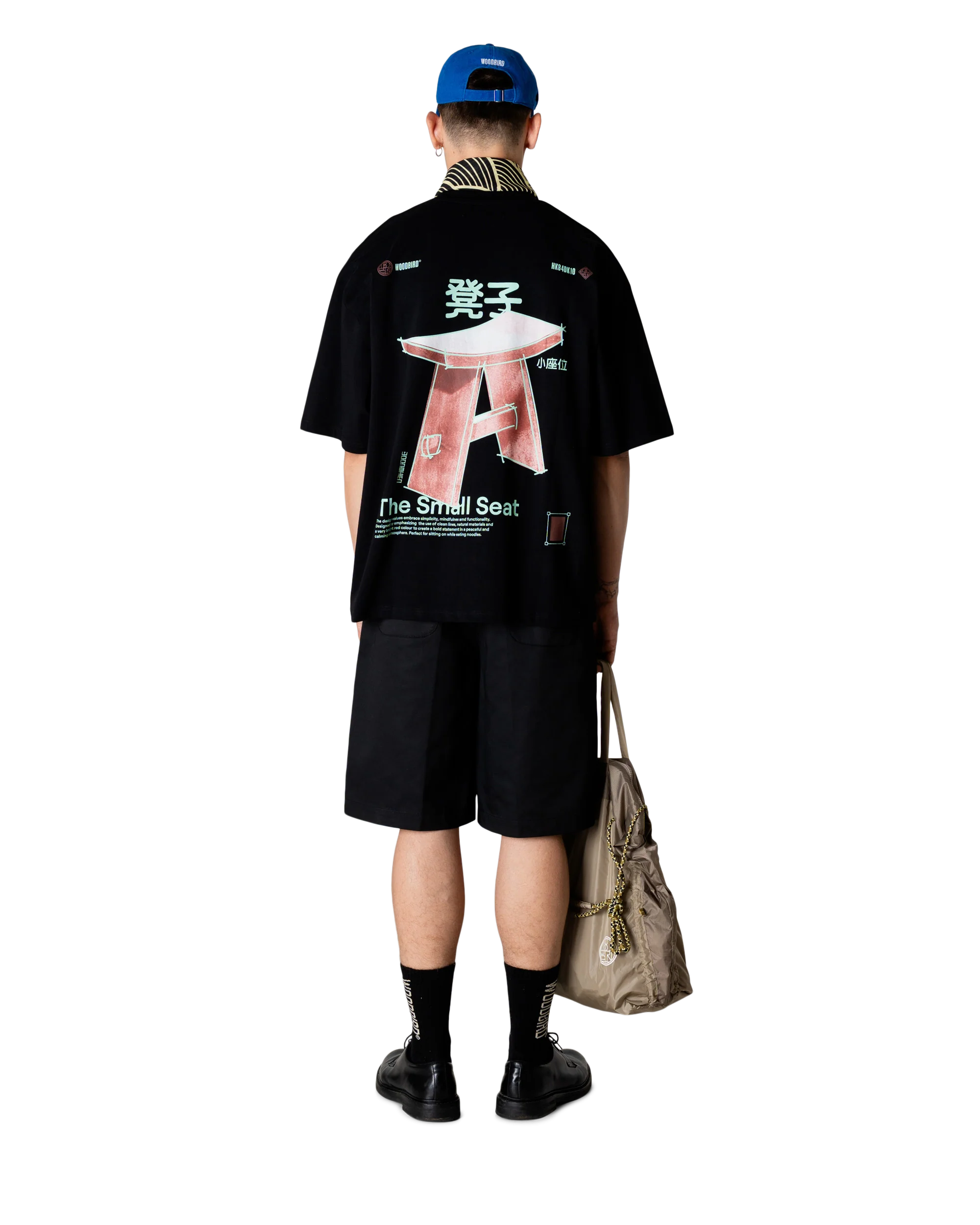 T-SHIRT BOXY FIT IN COTONE NERO