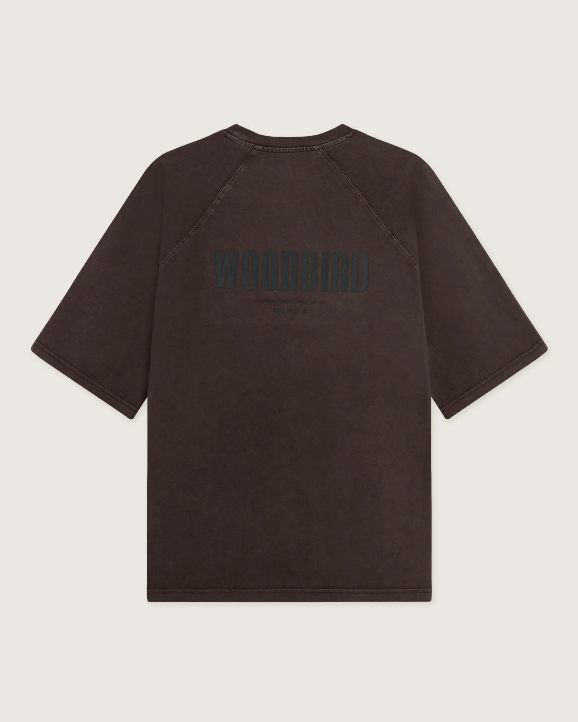 t-shirt box fit  garment wash