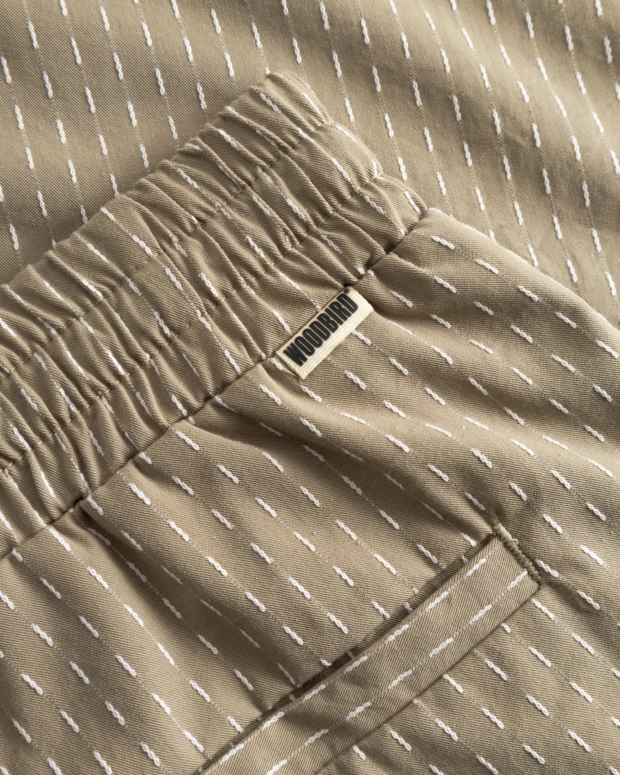 SHORTS CASUAL FIT IN COTONE STONE