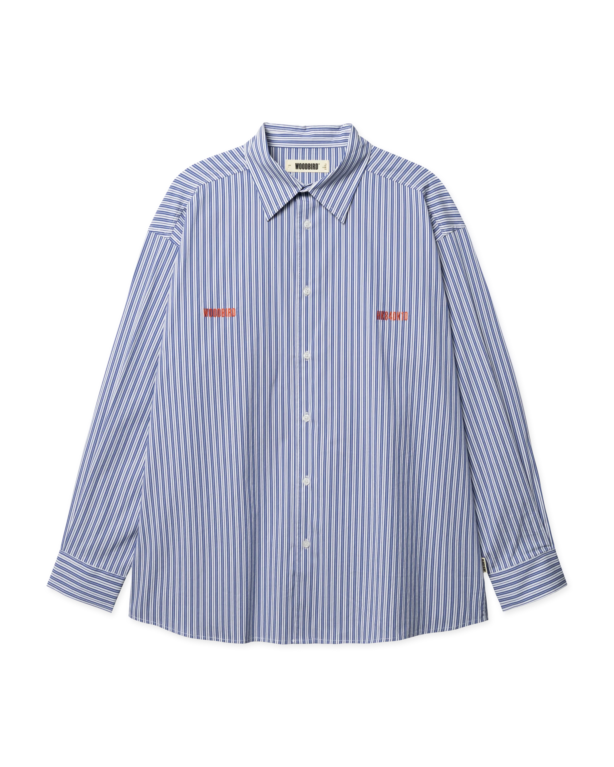 CAMICIA LOOSE FIT CON GRAFICA LION BLU CHIARO