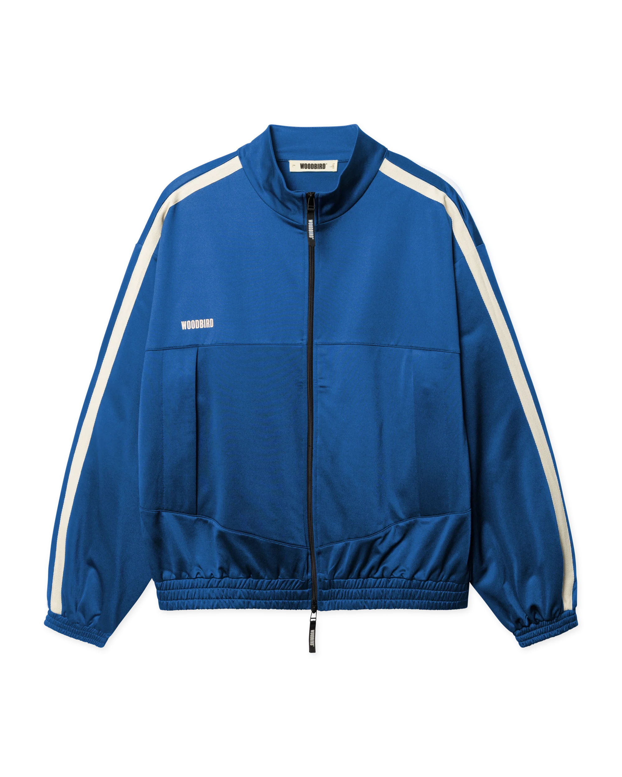 GIACCA TRACK LOOSE FIT BLU COBALTO