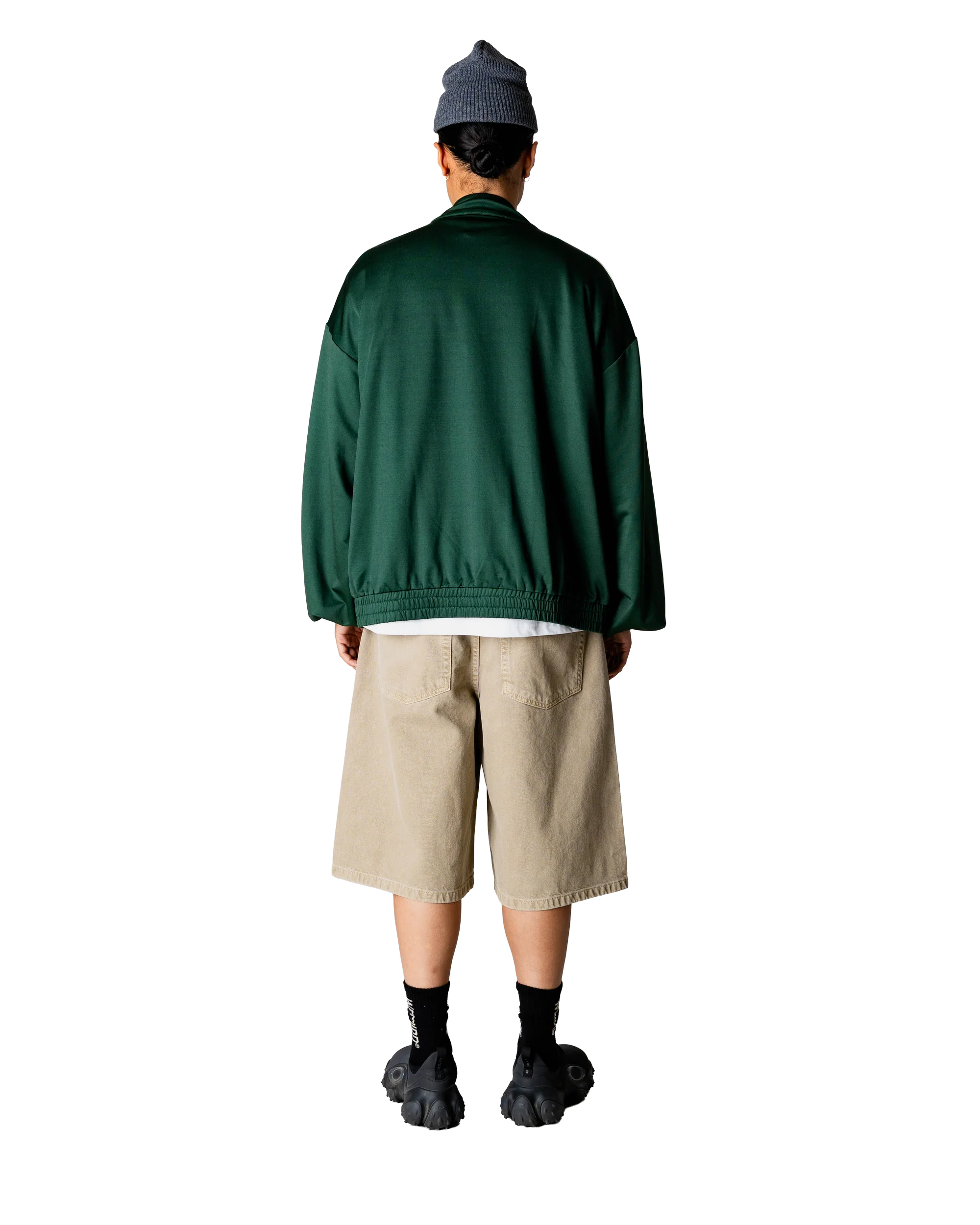 GIACCA TRACK LOOSE FIT VERDE PINO