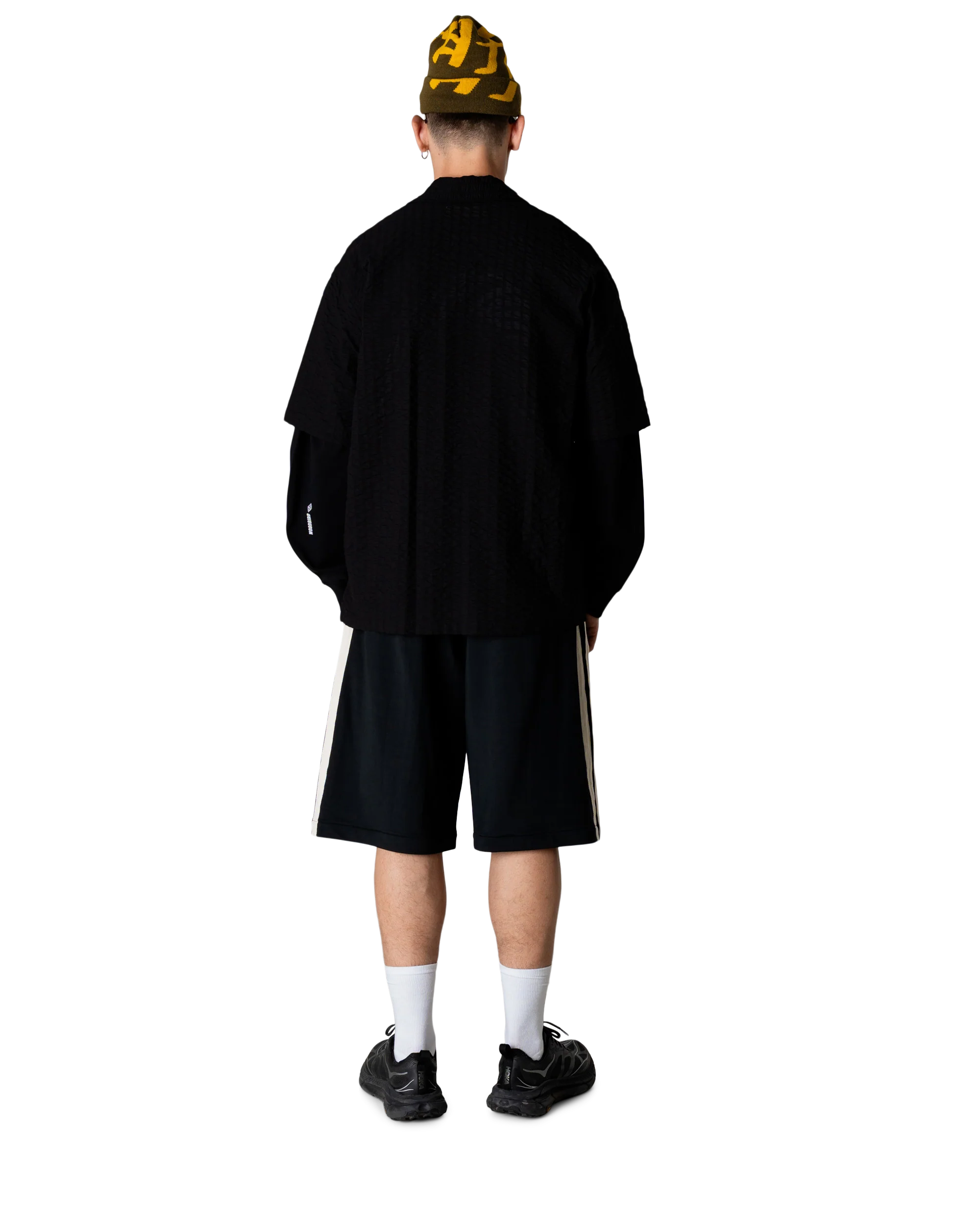 SHORTS FIT AMPIO NERI