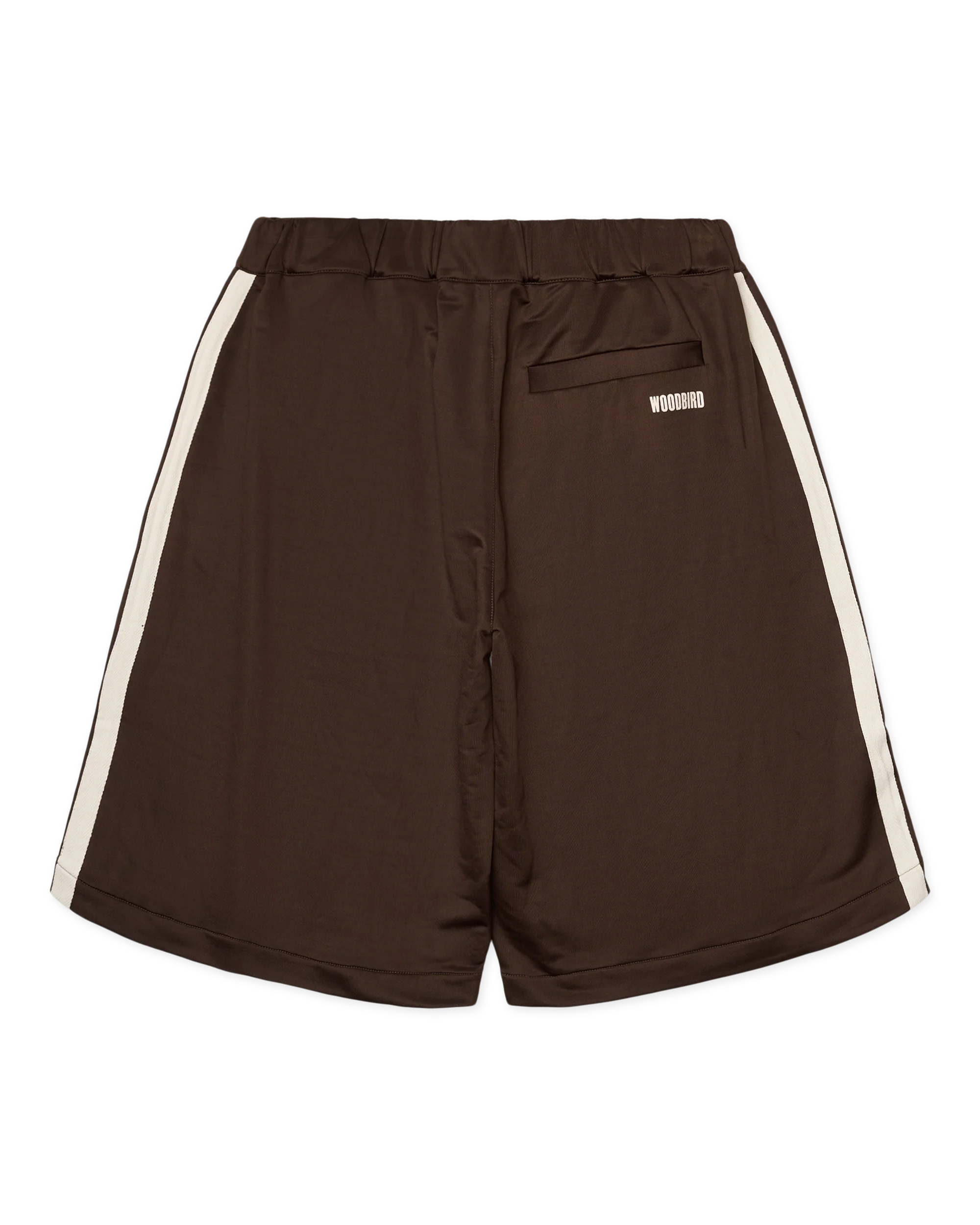 SHORTS FIT AMPIO MARRONE SCURO