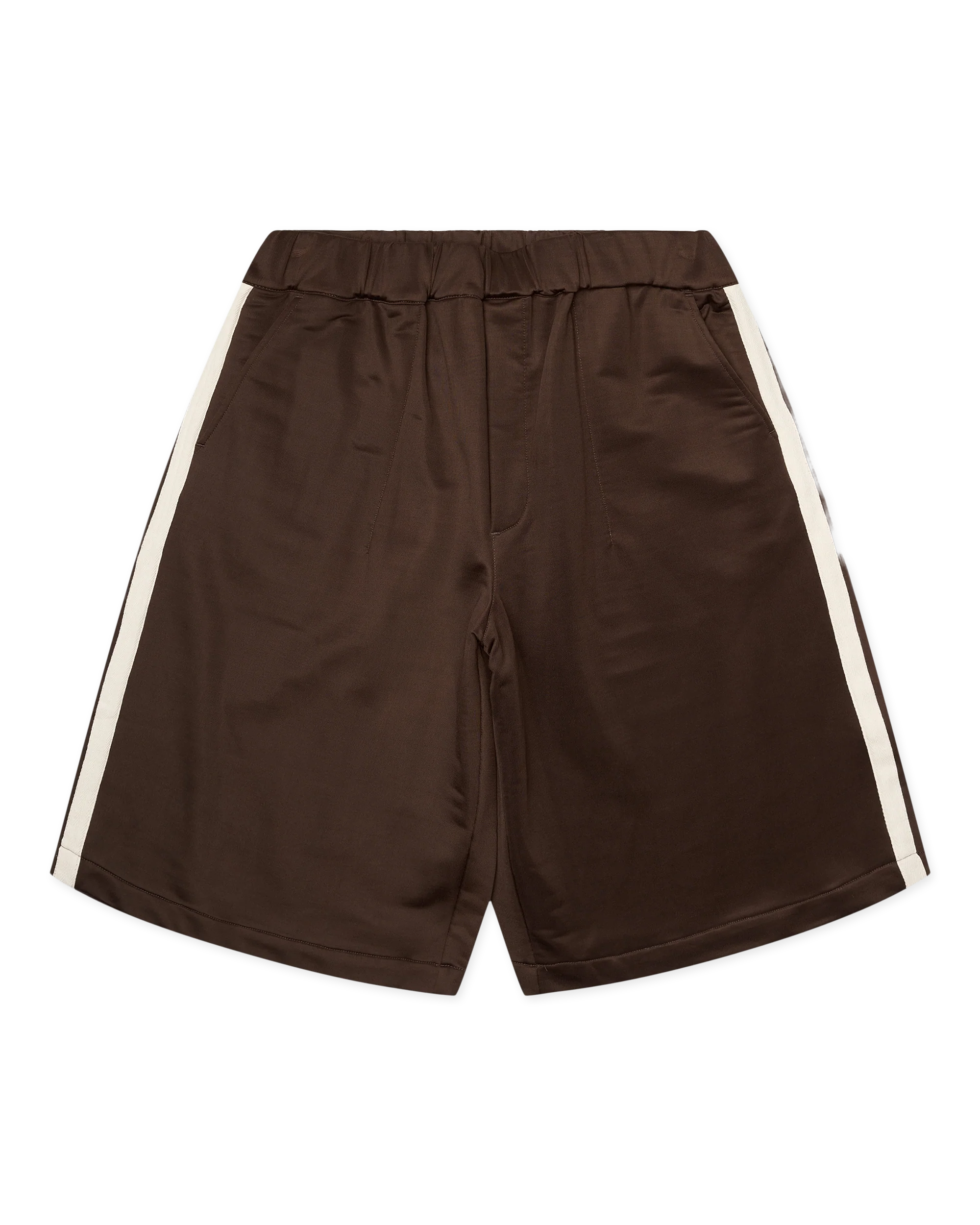 SHORTS FIT AMPIO MARRONE SCURO