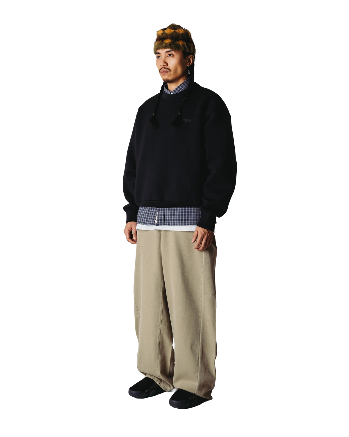FELPA GIROCOLLO CASUAL FIT NERA