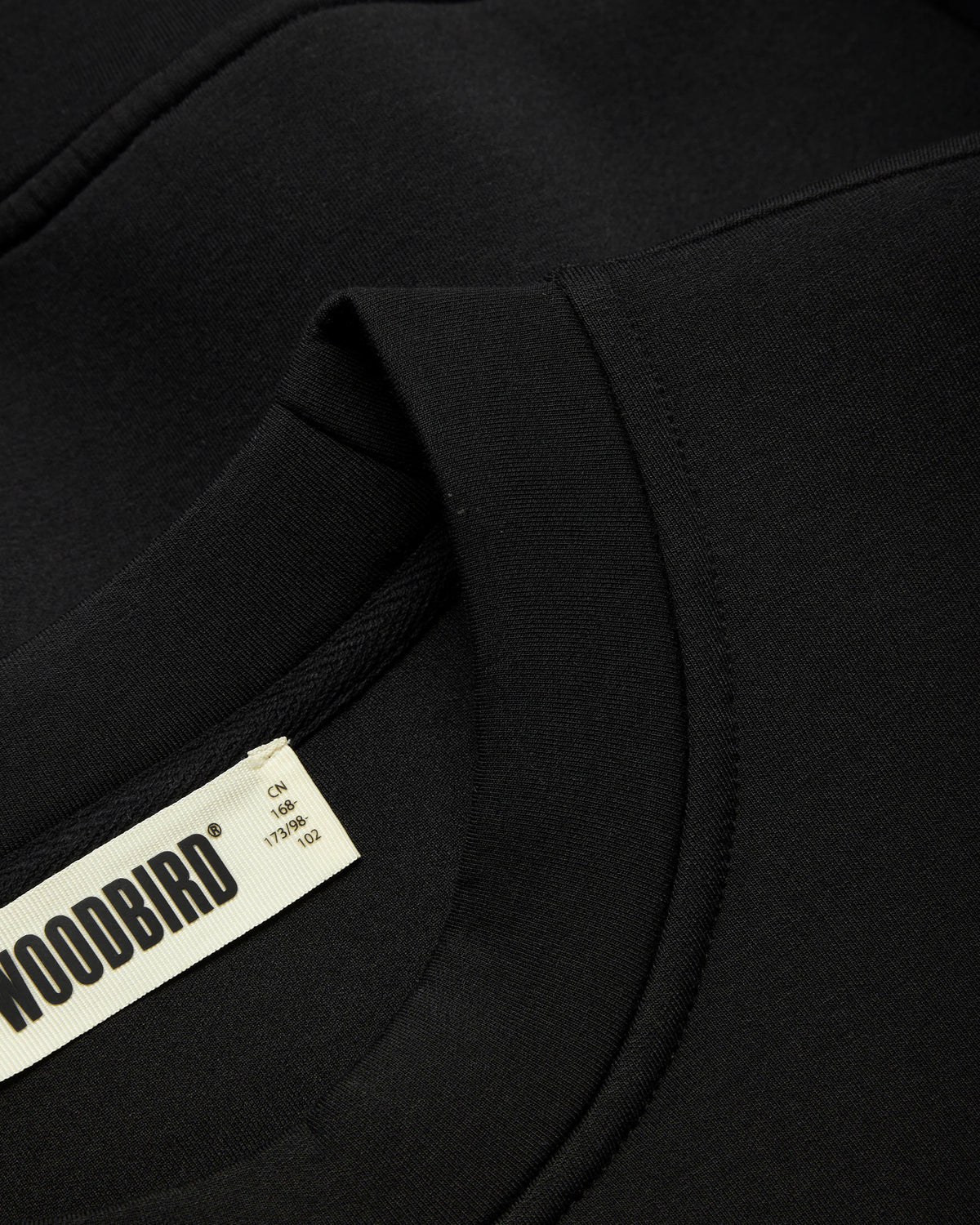 FELPA GIROCOLLO CASUAL FIT NERA