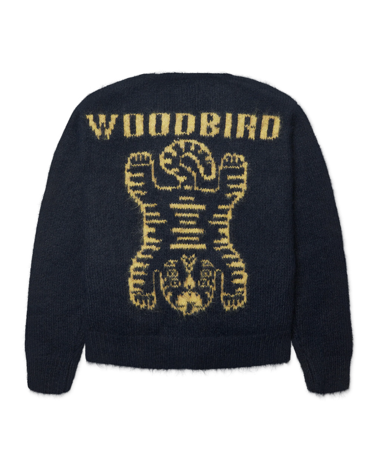 CARDIGAN CON ZIP IN MAGLIA BLU