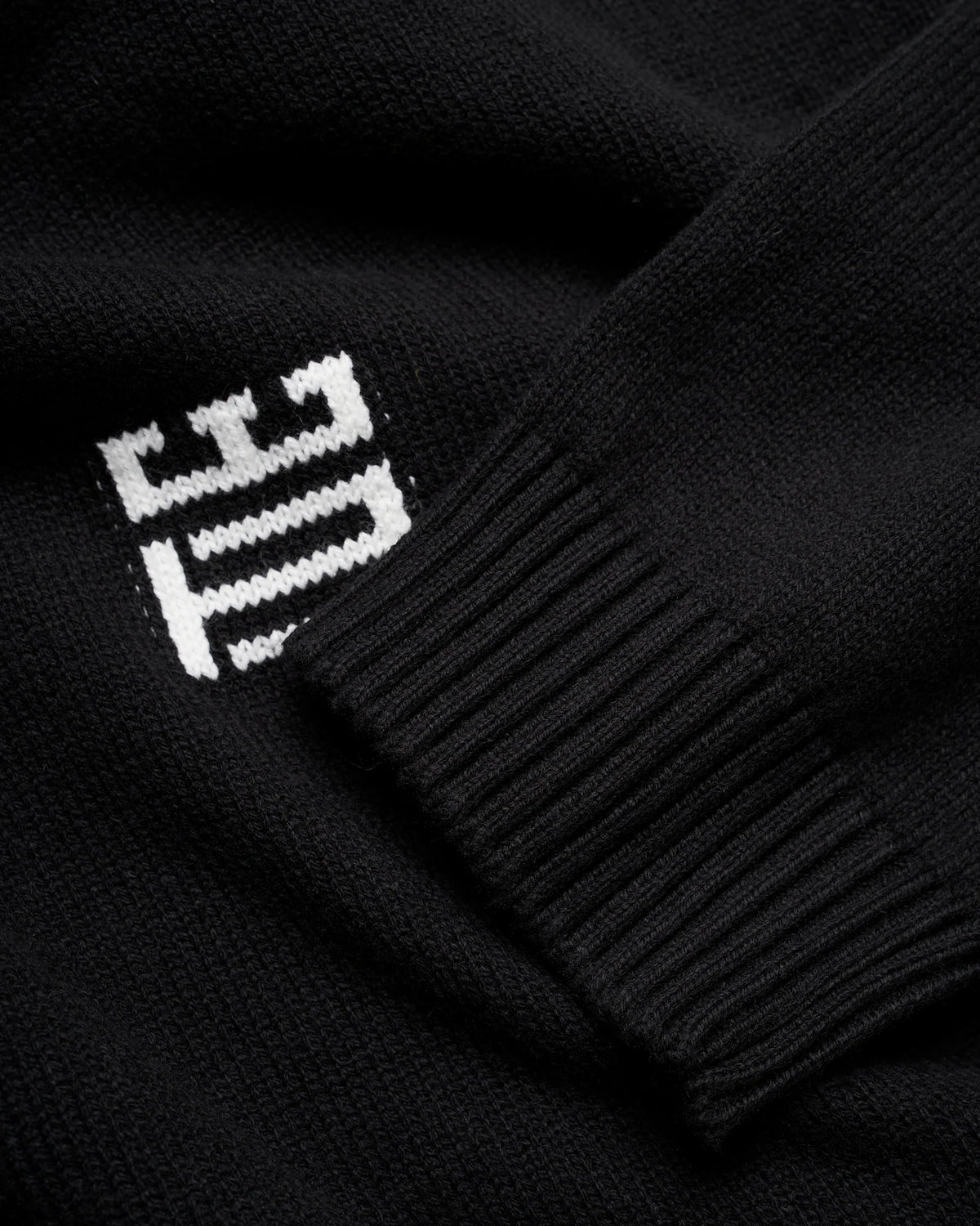 MAGLIONE GIROCOLLO LOOSE FIT NERO
