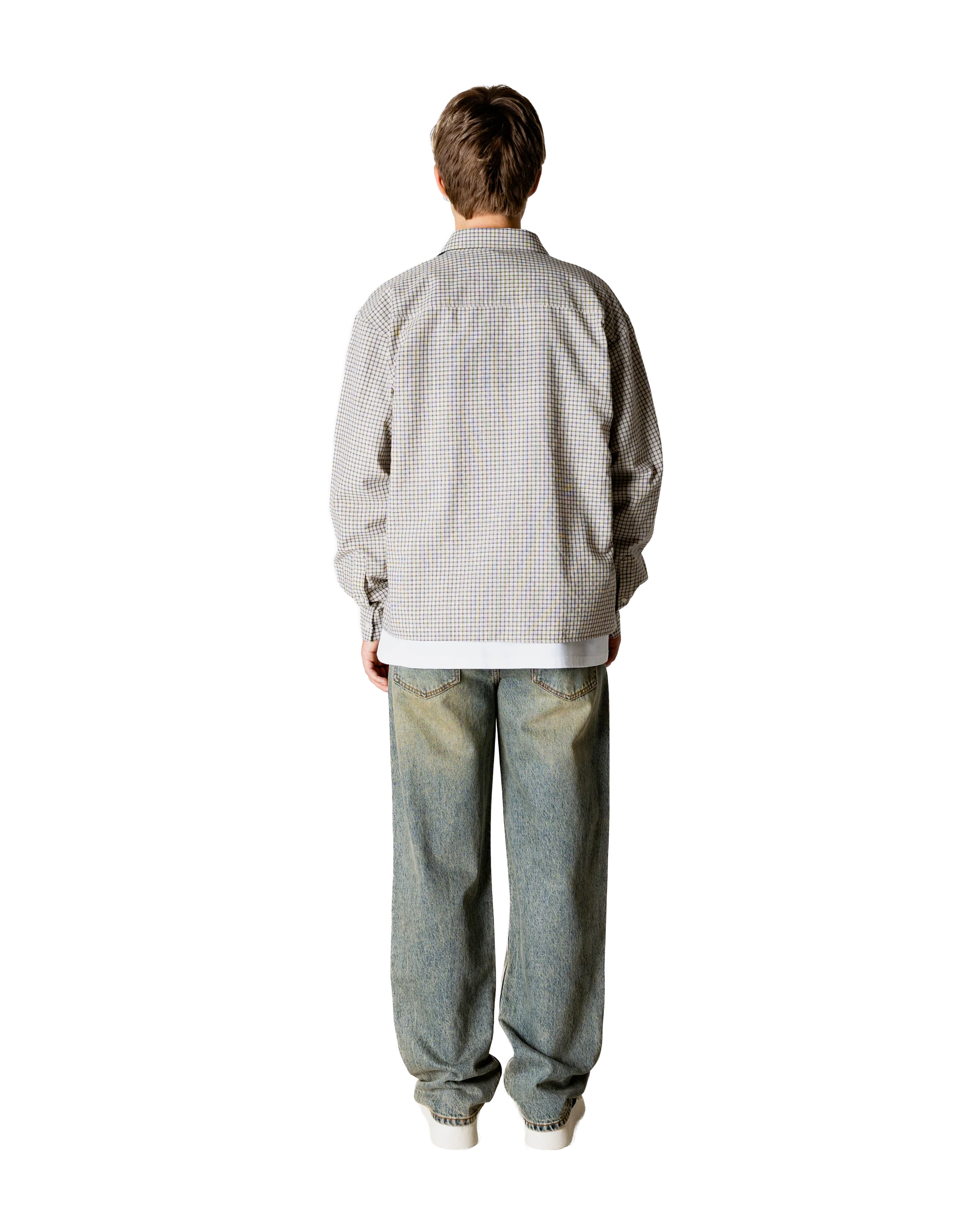 JEANS LOOSE FIT IN COTONE BLU SCURO