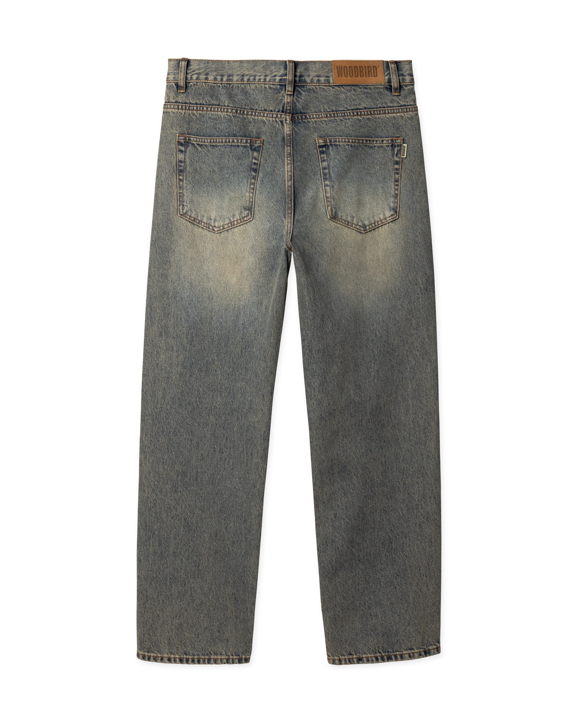 JEANS LOOSE FIT IN COTONE BLU SCURO