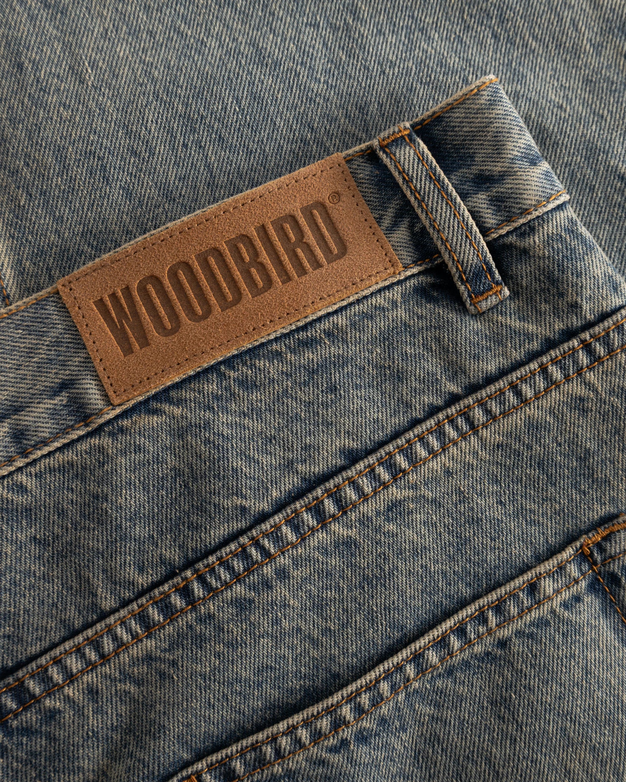 JEANS LOOSE FIT IN COTONE BLU SCURO