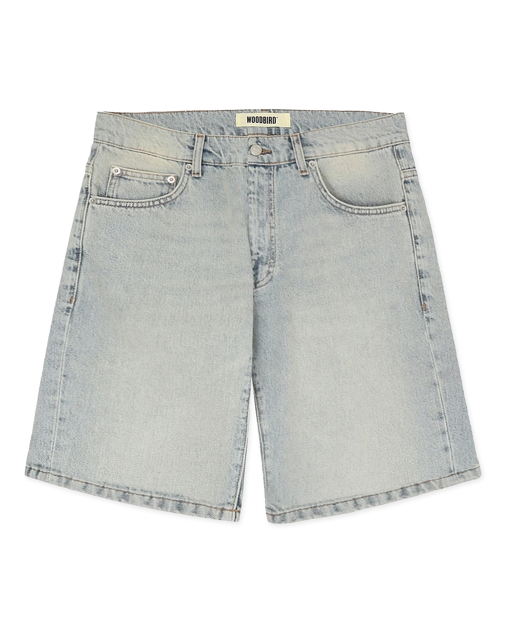 SHORTS FIT AMPIO BLU CHIARO