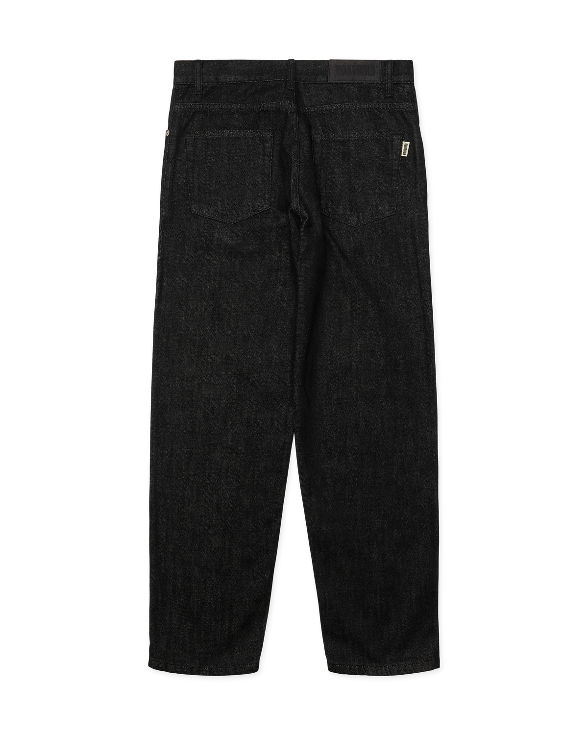 JEANS LOOSE TAPERED FIT IN COTONE NERO