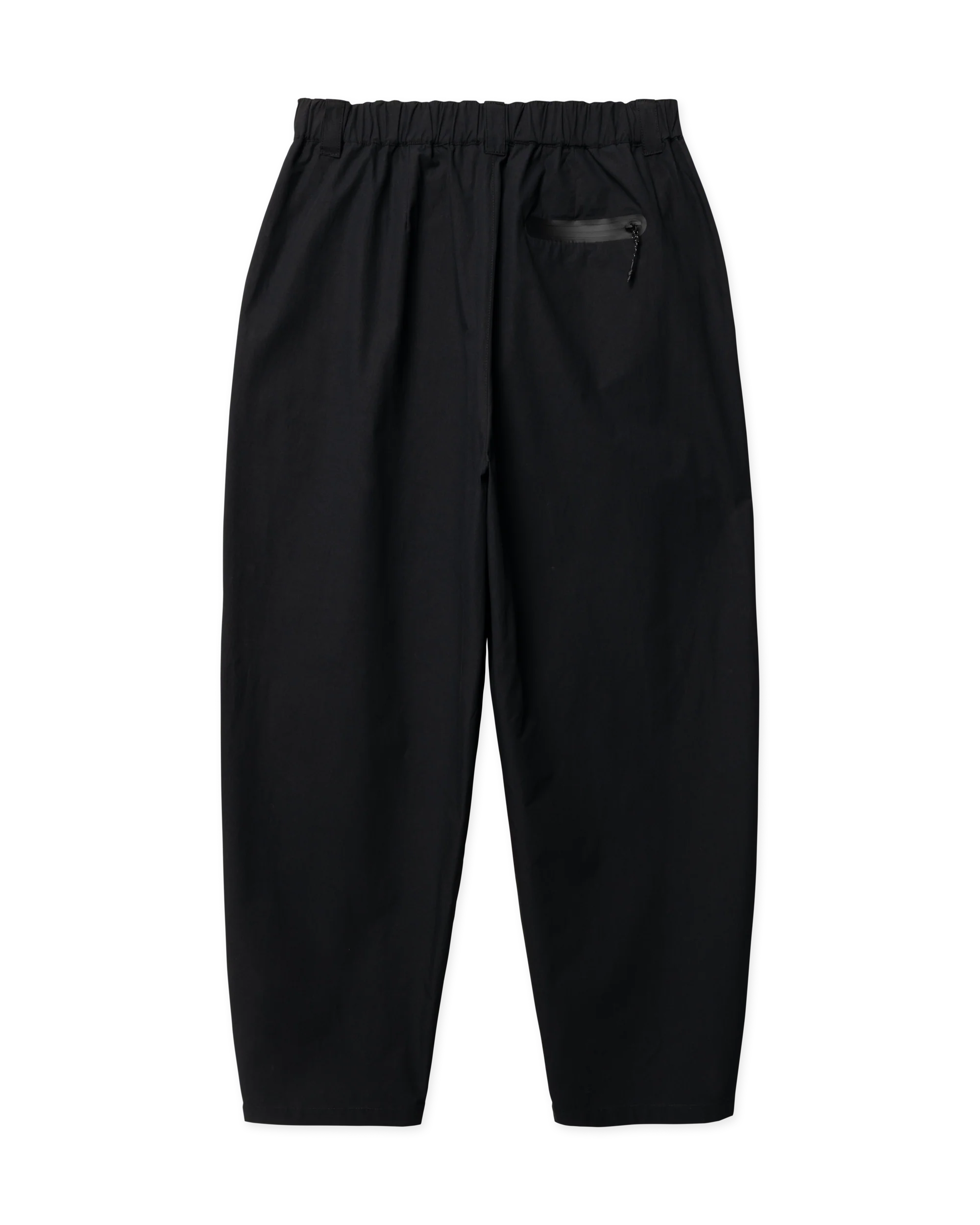 PANTALONI DRITTI TAPERED IN COTONE NERO