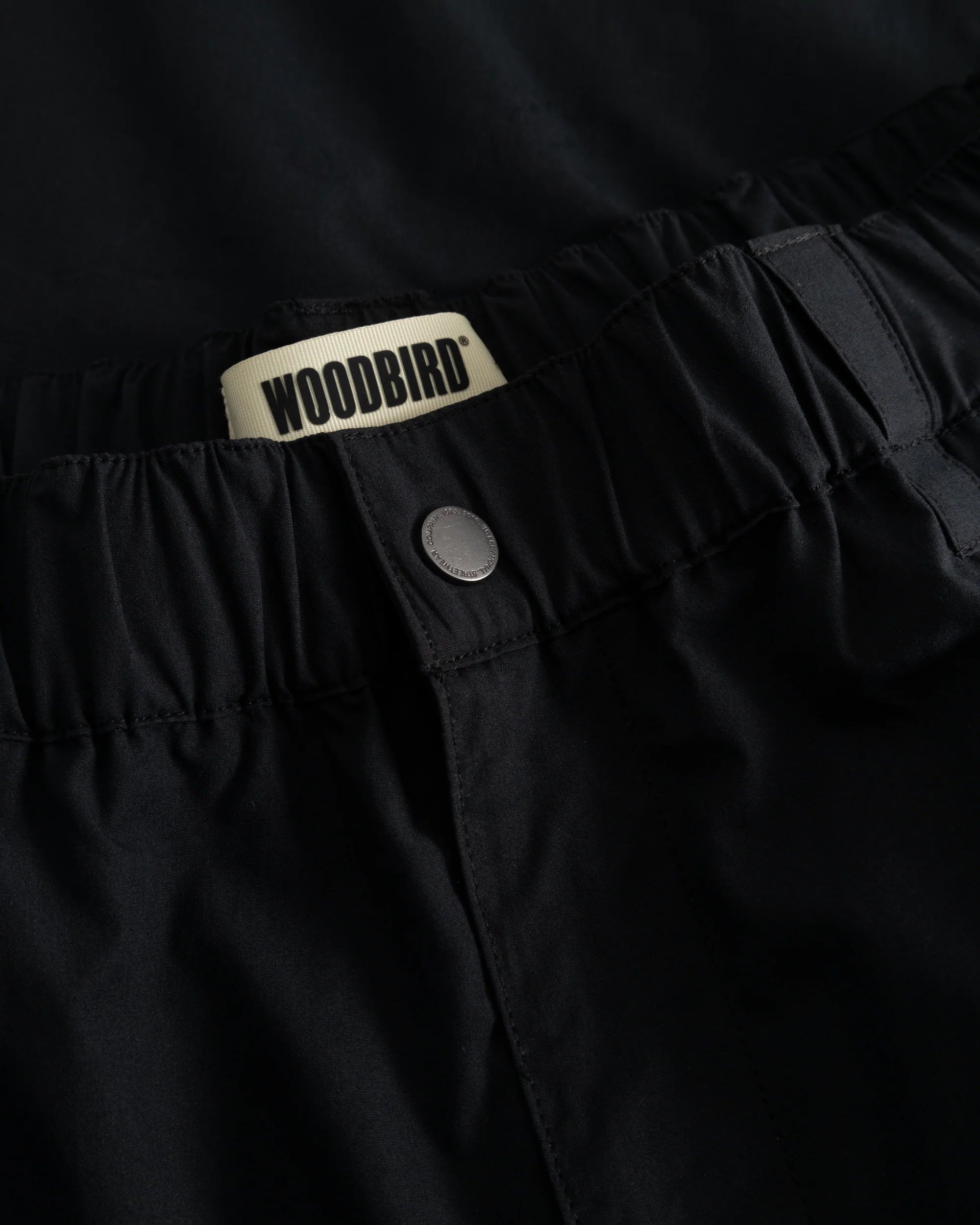 PANTALONI DRITTI TAPERED IN COTONE NERO
