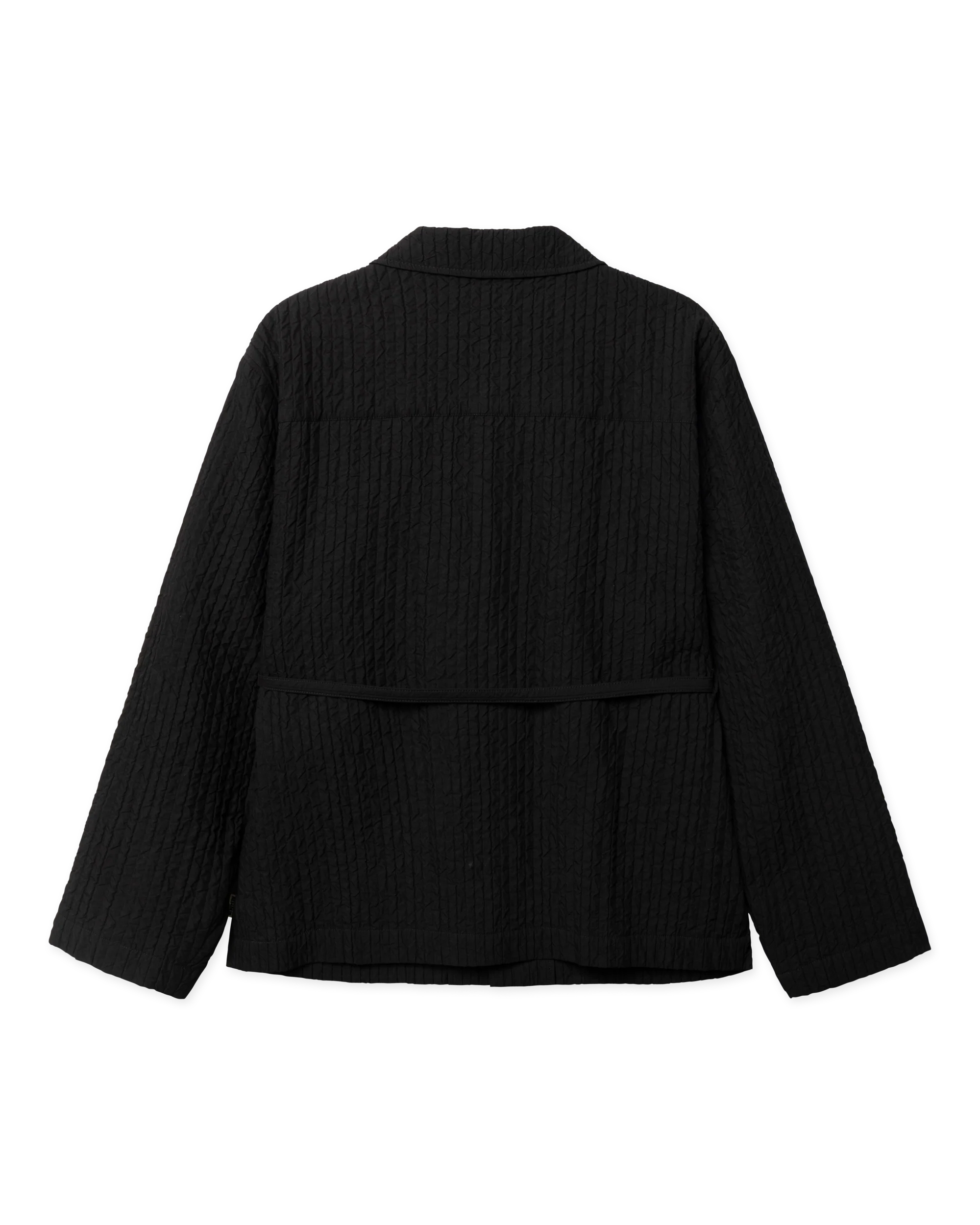 GIACCA OVERSIZE TRAPUNTATA NERA
