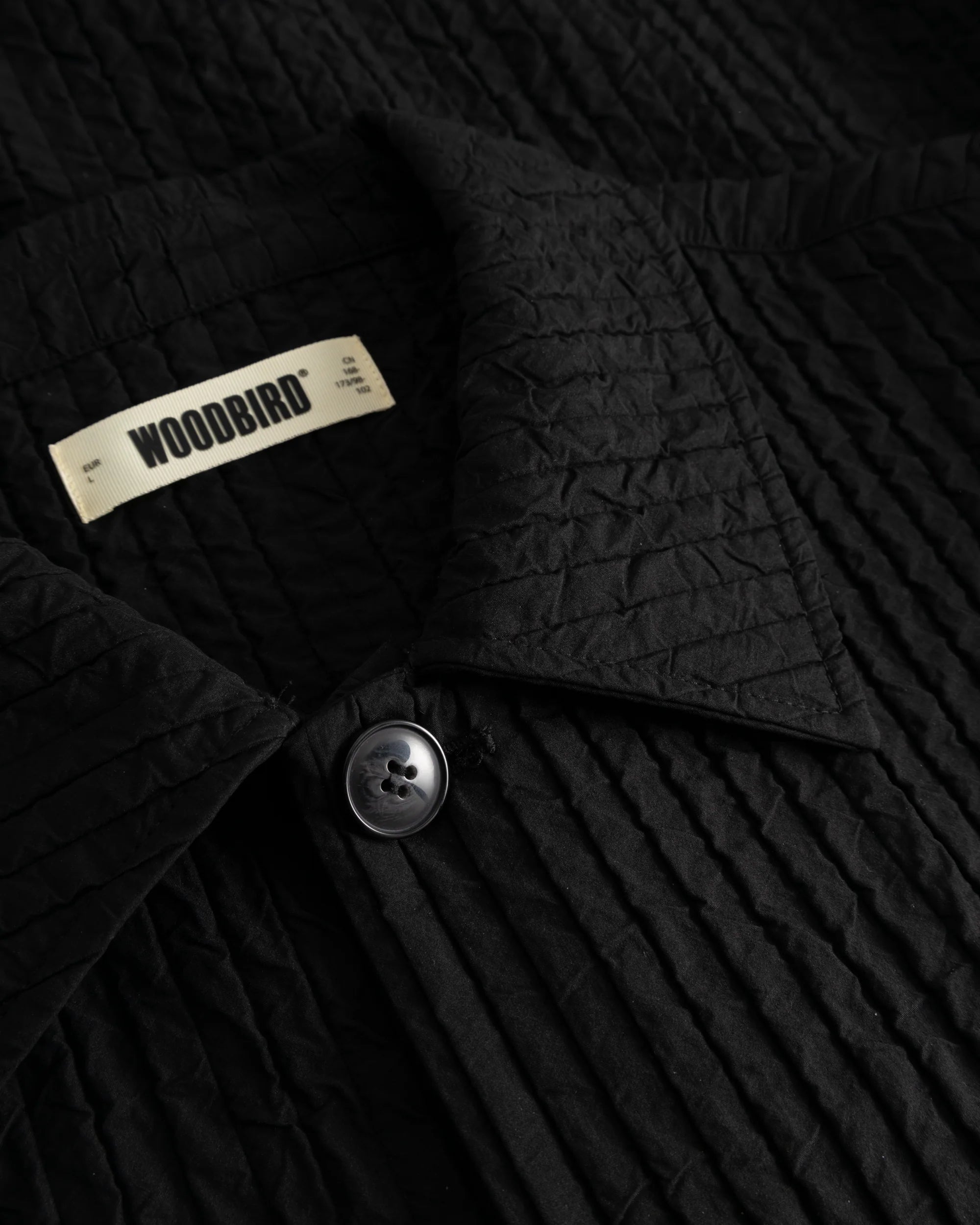 GIACCA OVERSIZE TRAPUNTATA NERA