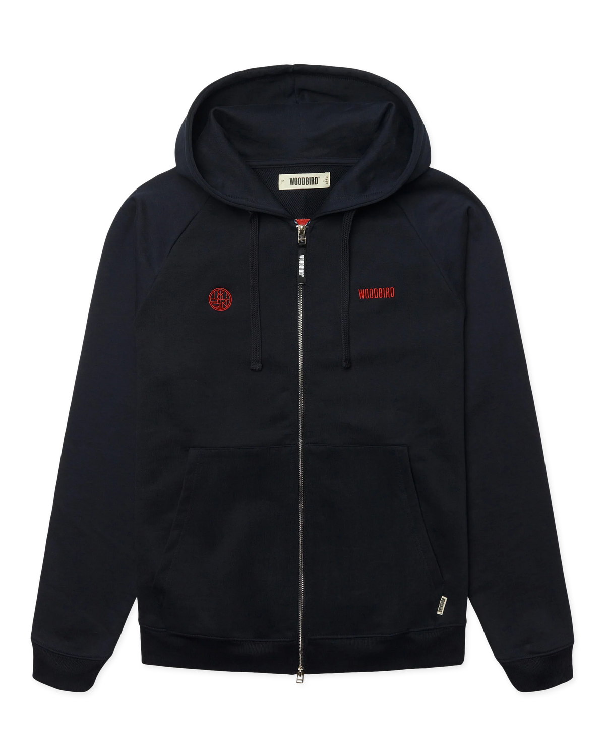 FELPA CON ZIP OVERSIZE FIT IN COTONE BLU SCURO