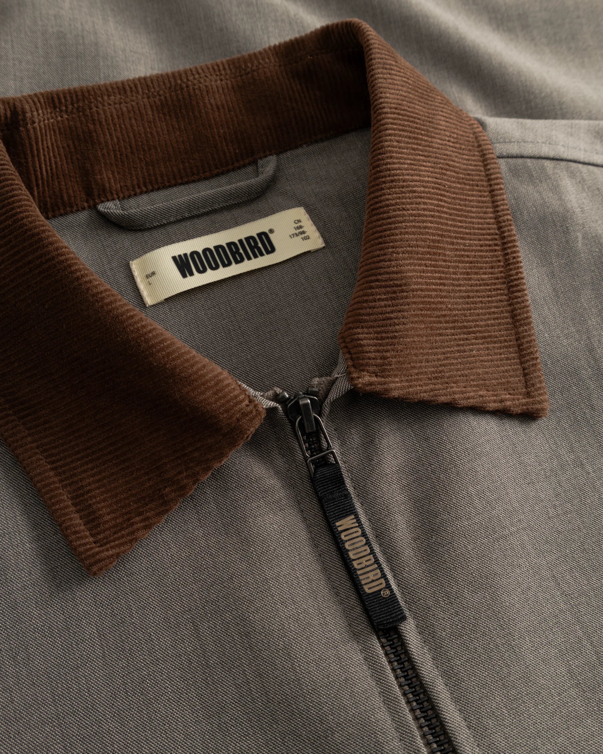 GIACCA CON ZIP SABBIA MELANGE