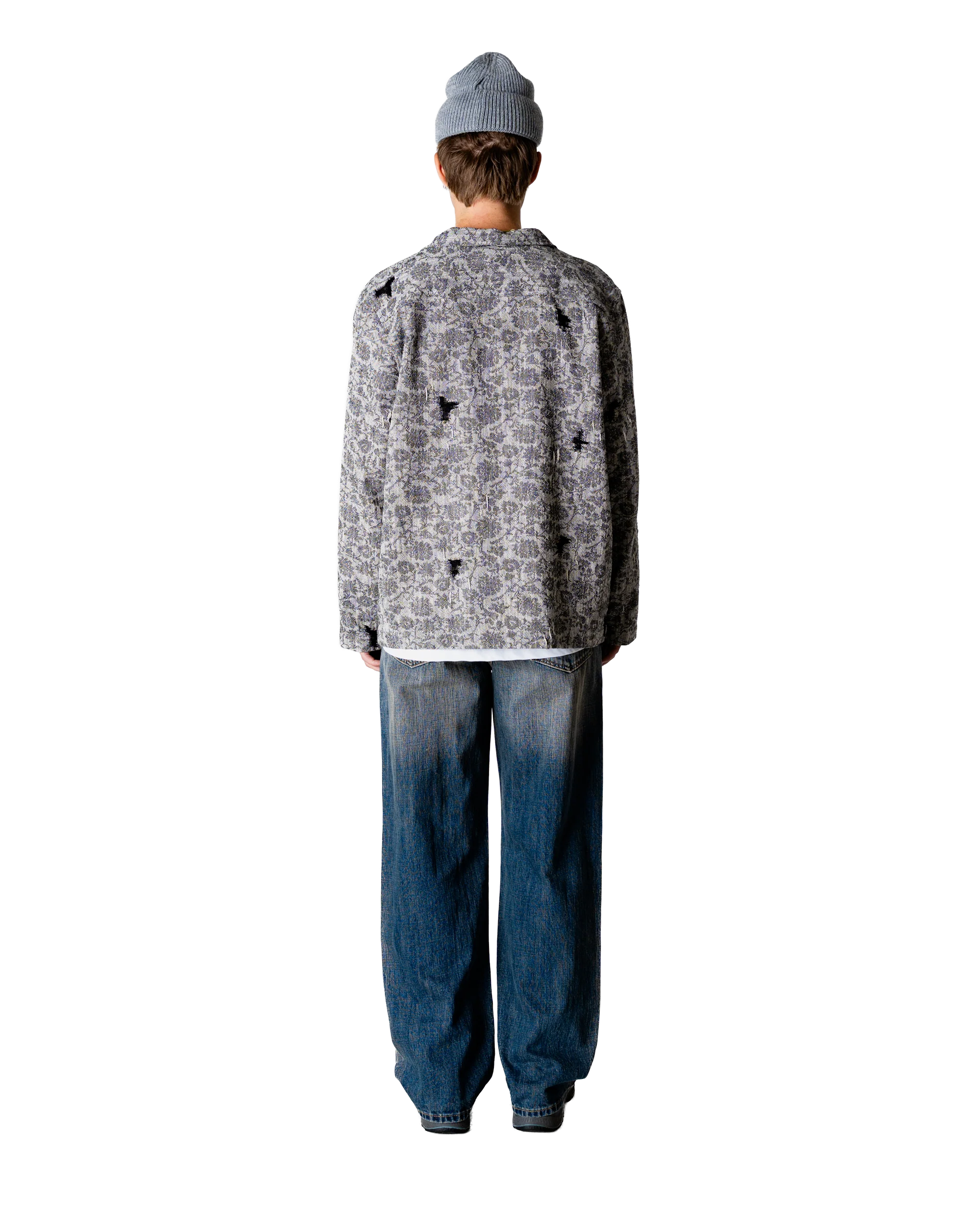 JEANS WIDE FIT IN COTONE BLU SCURO