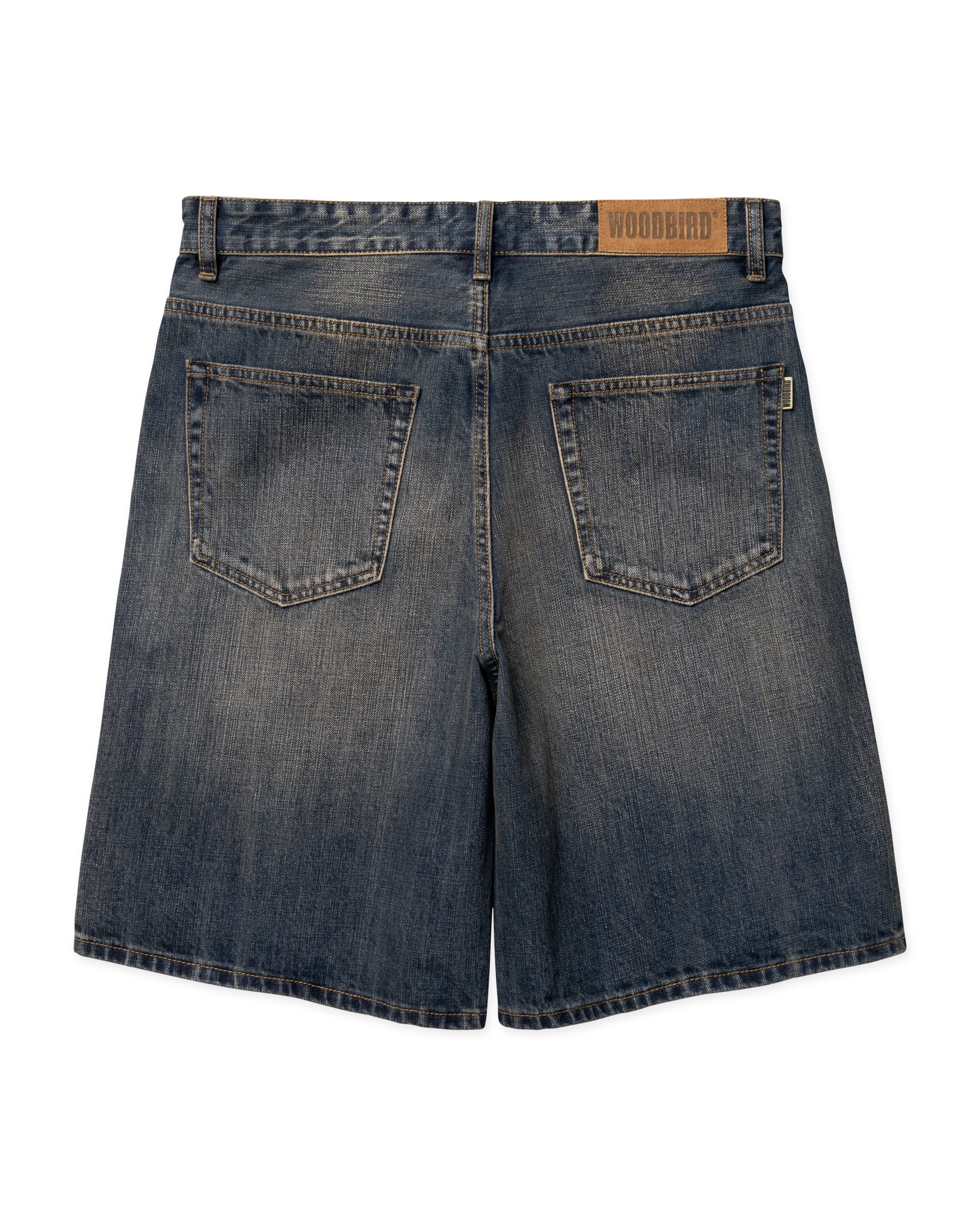 SHORTS WIDE FIT IN COTONE BLU SCURO