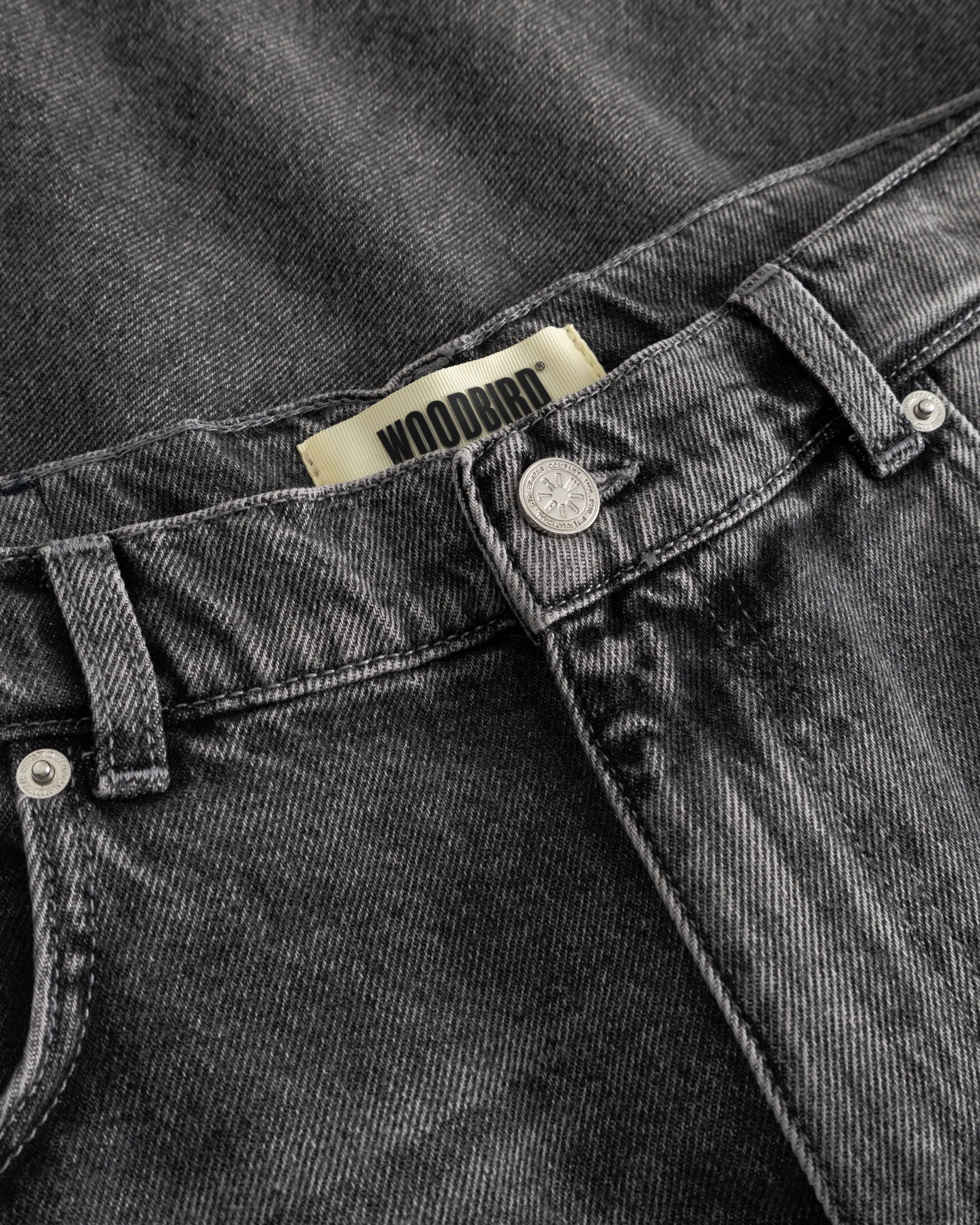 SHORTS WIDE FIT IN COTONE GRIGIO WASHED